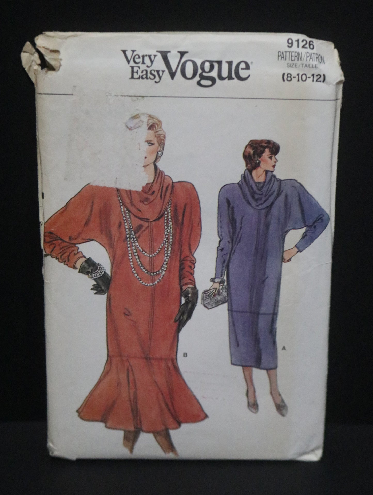 Vogue 9126 Misses Dress Sewing Pattern - UNCUT - Size 8 10 12