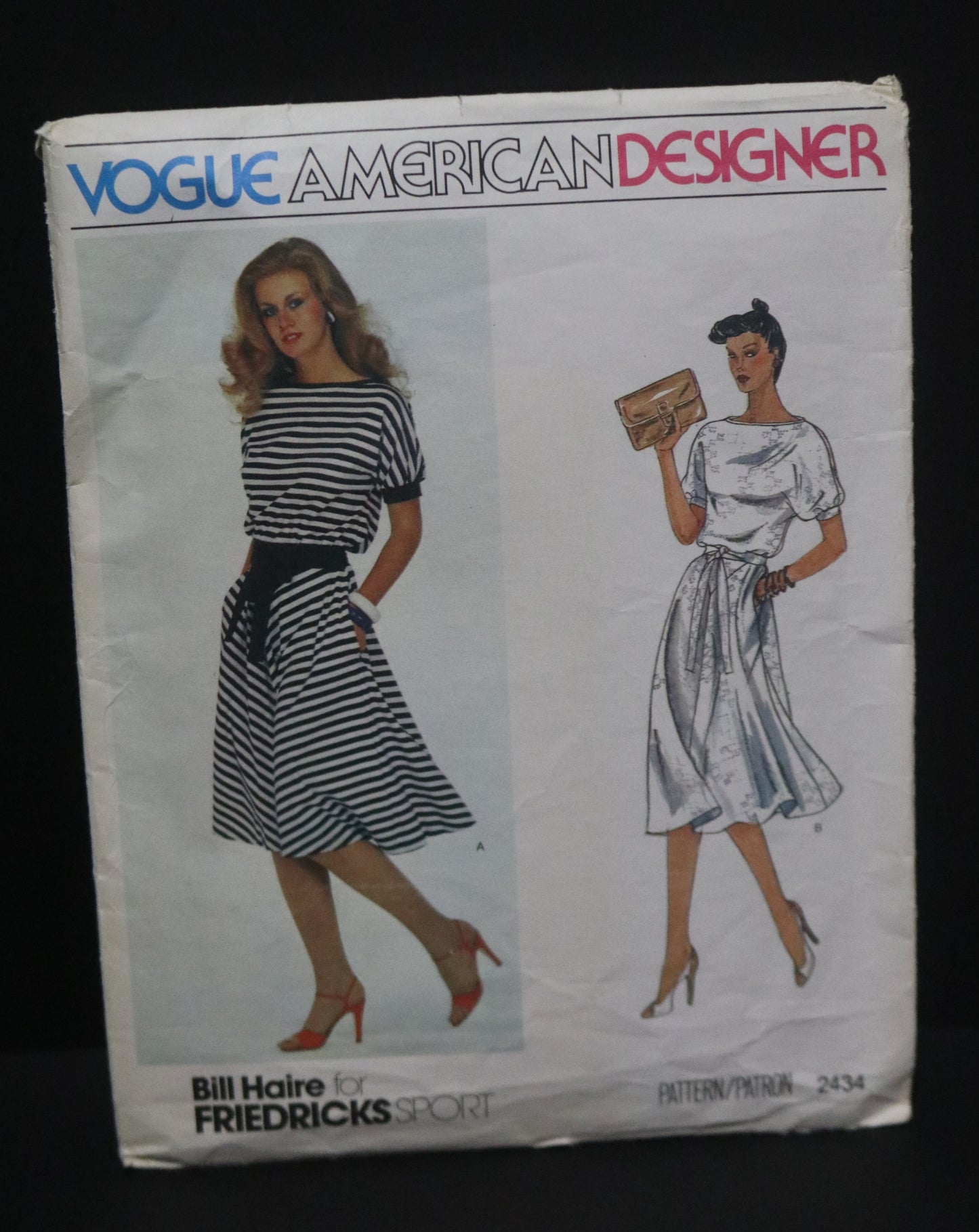 Vogue 2434 Bill Haire  Misses Dress Sewing Pattern - UNCUT -  Size 12