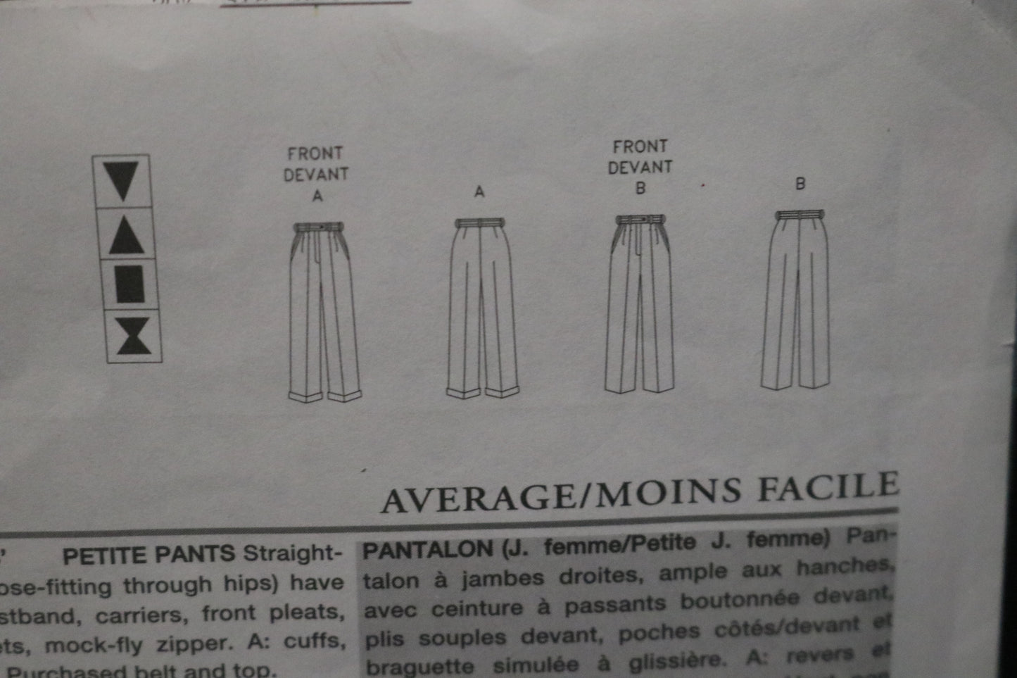 Vogue 7468 Claire Shaeffer's Misses Pants Sewing Pattern - UNCUT - Size 6 8 10