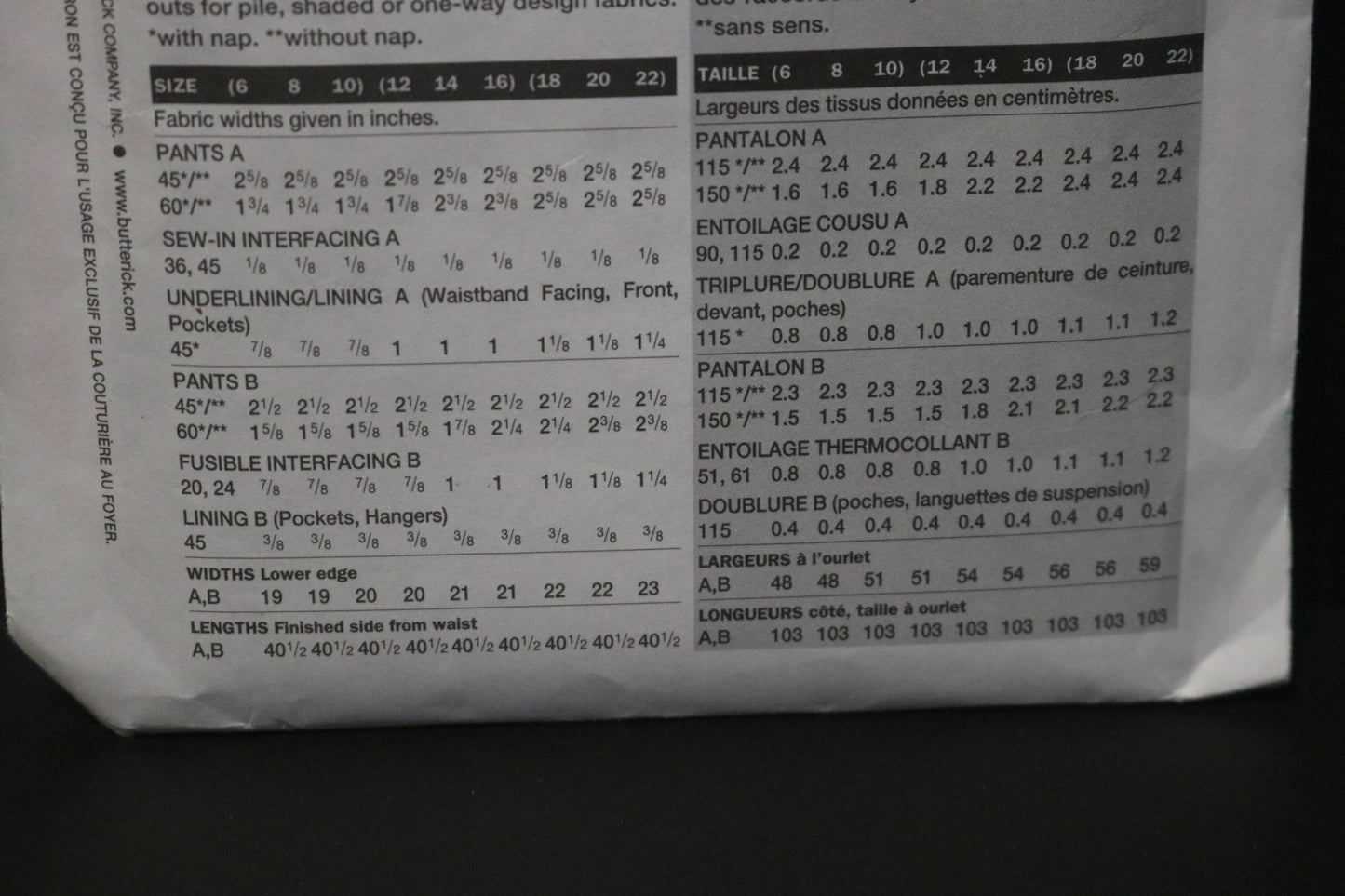 Vogue 7468 Claire Shaeffer's Misses Pants Sewing Pattern - UNCUT - Size 6 8 10