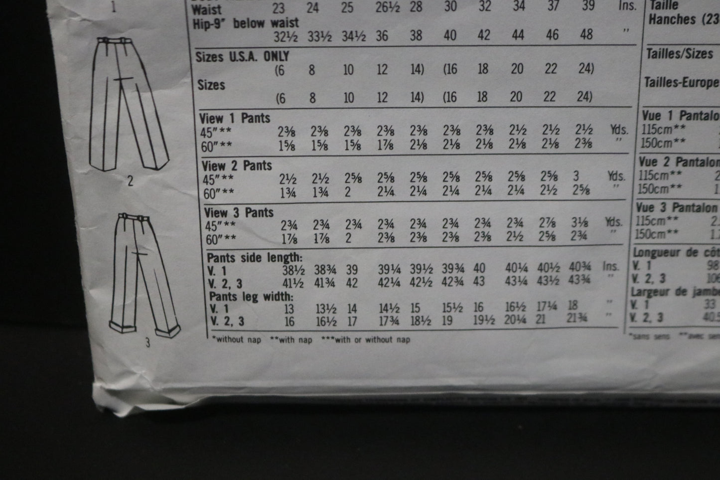 Simplicity 9785 Misses Pants with Width Variations Sewing Pattern UNCUT Size 6 - 14