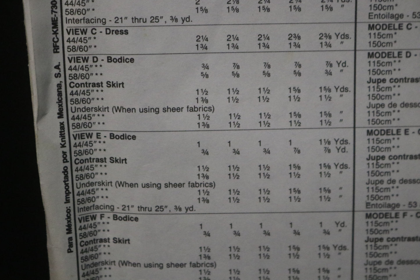 McCalls 5420 NYNY Misses Dresses Sewing Pattern - UNCUT - Size 10