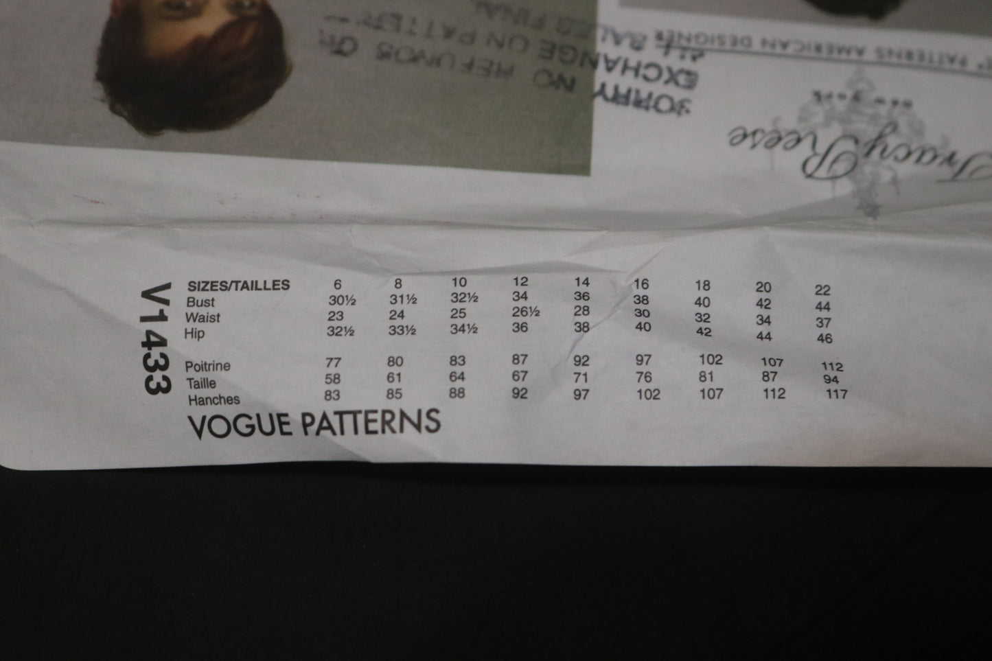 Vogue 1433 Tracy Reese Misses / Misses Petite Dress Sewing Pattern UNCUT Size 14 16 18 20 22