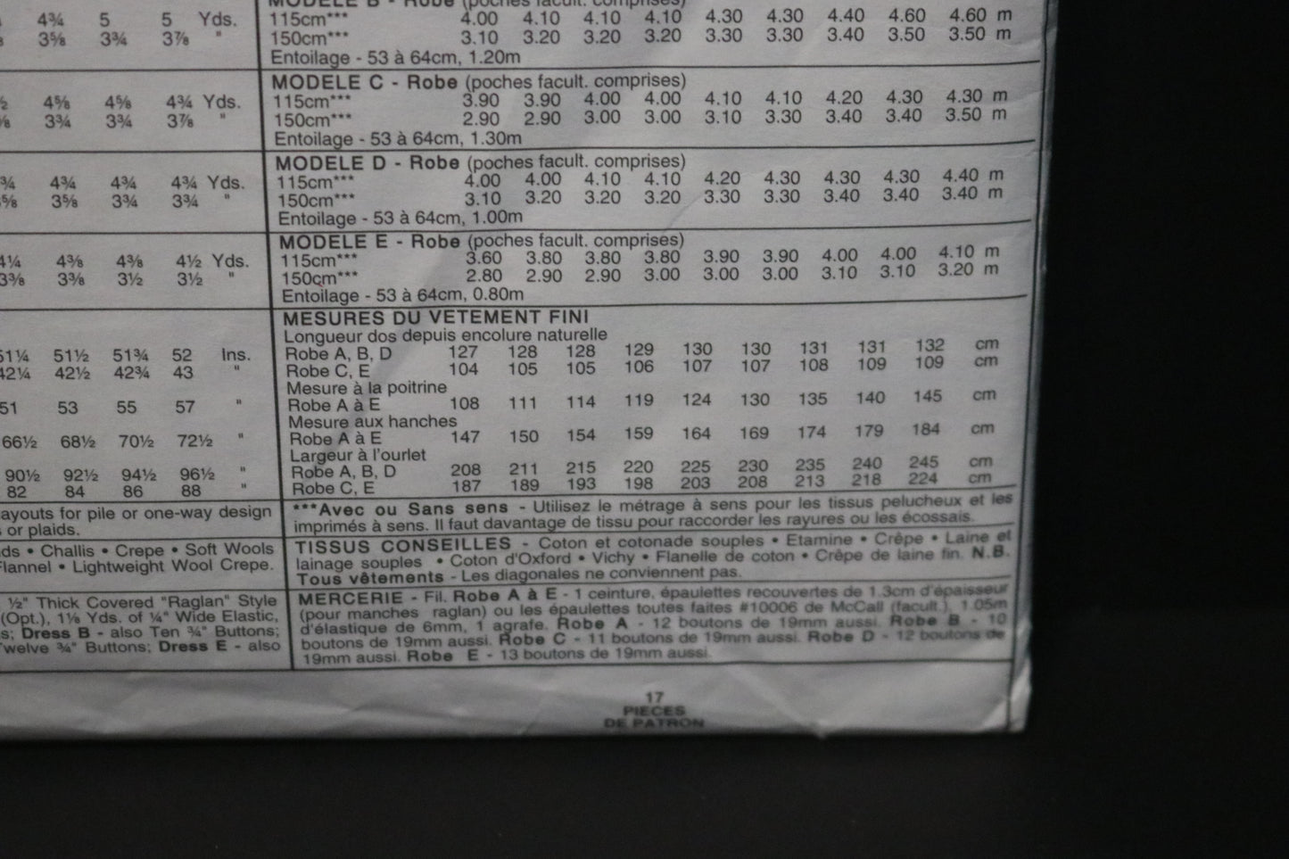 McCalls 6182 Misses Dress in Two Lengths Sewing Pattern - UNCUT - Size 14 16 18