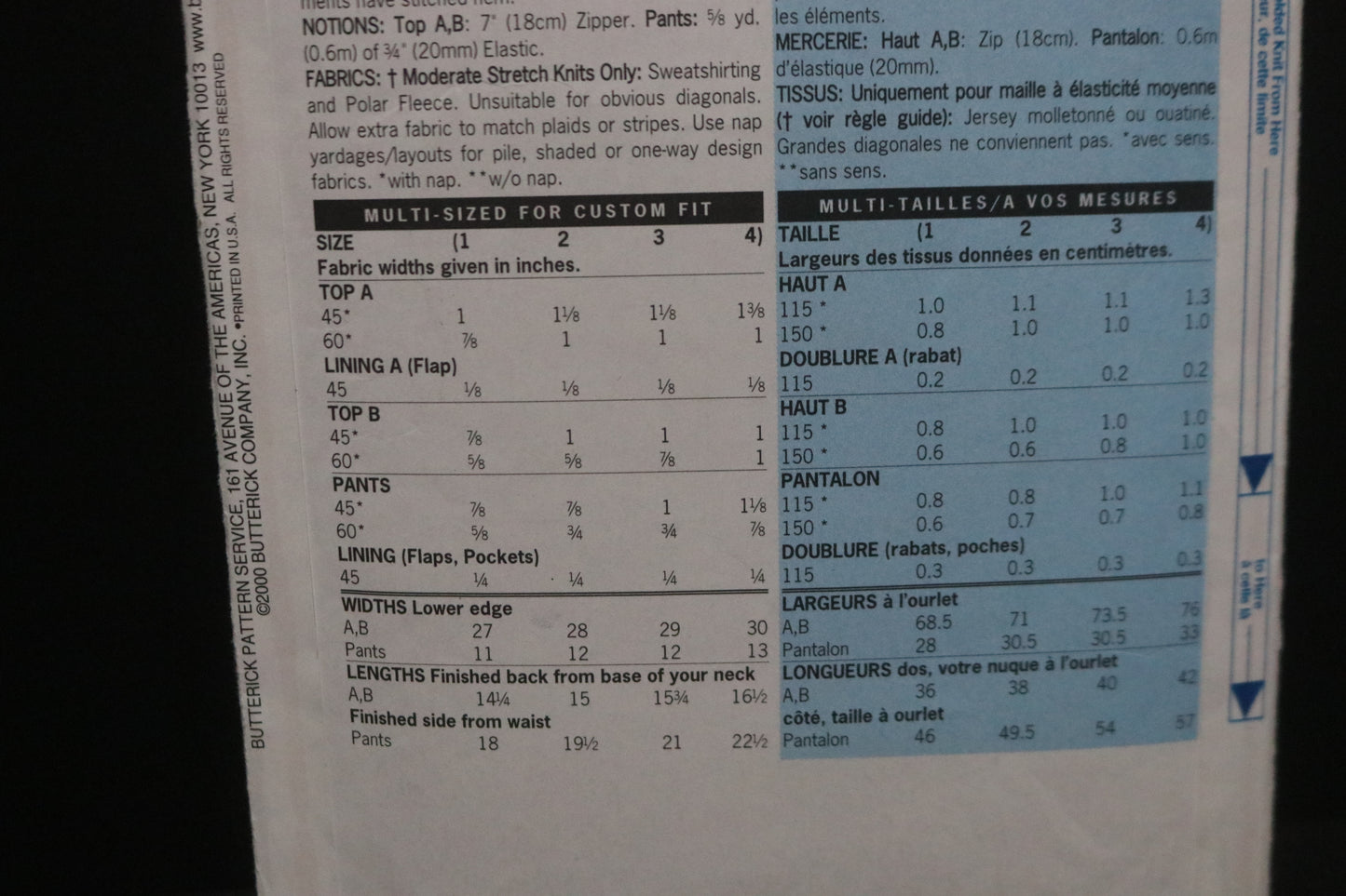 Butterick 6725 Toddlers Top and Pants Sewing Pattern - UNCUT - Size 1 2 3 4