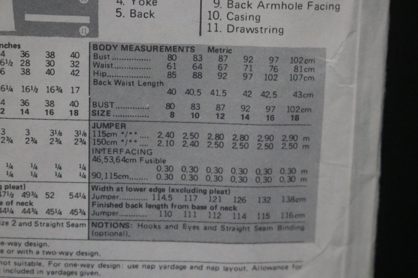 Butterick 5521 Jumper Dress Sewing Pattern - UNCUT - Size 14