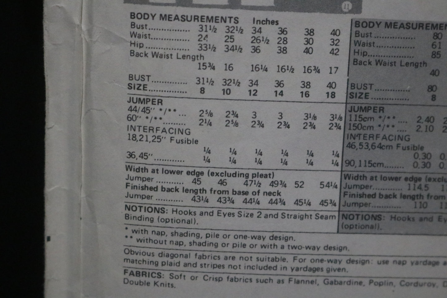 Butterick 5521 Jumper Dress Sewing Pattern - UNCUT - Size 14