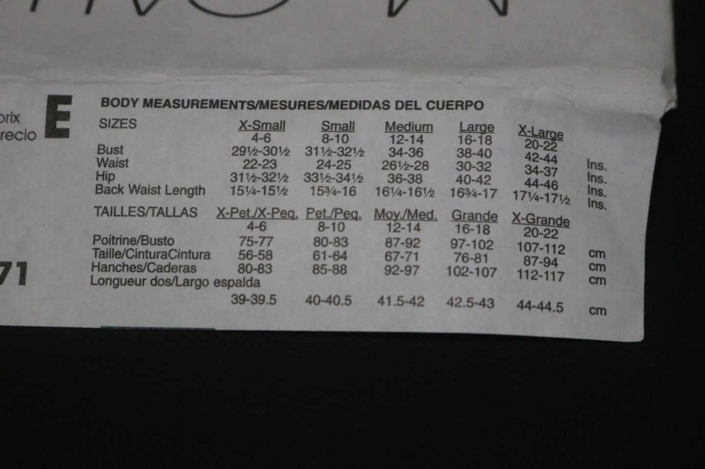 McCalls 5271 Misses Tops and Tank Top Sewing Pattern UNCUT - Size Lrg - Xlg