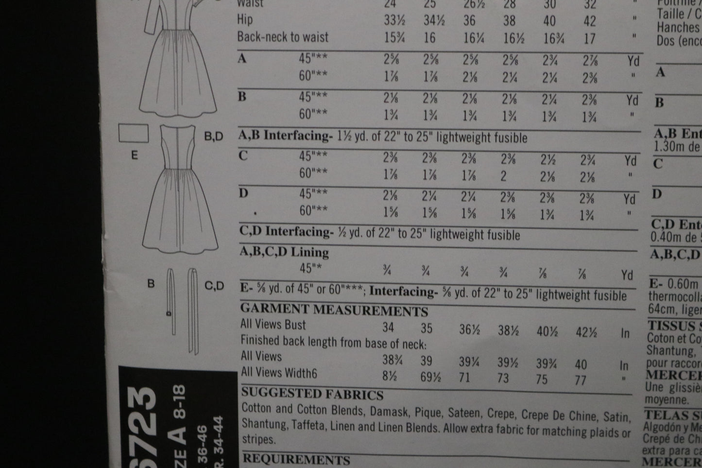 New Look 6723 Misses Day or Evening Dress and Purse Sewing Pattern - UNCUT - Size 8 - 18