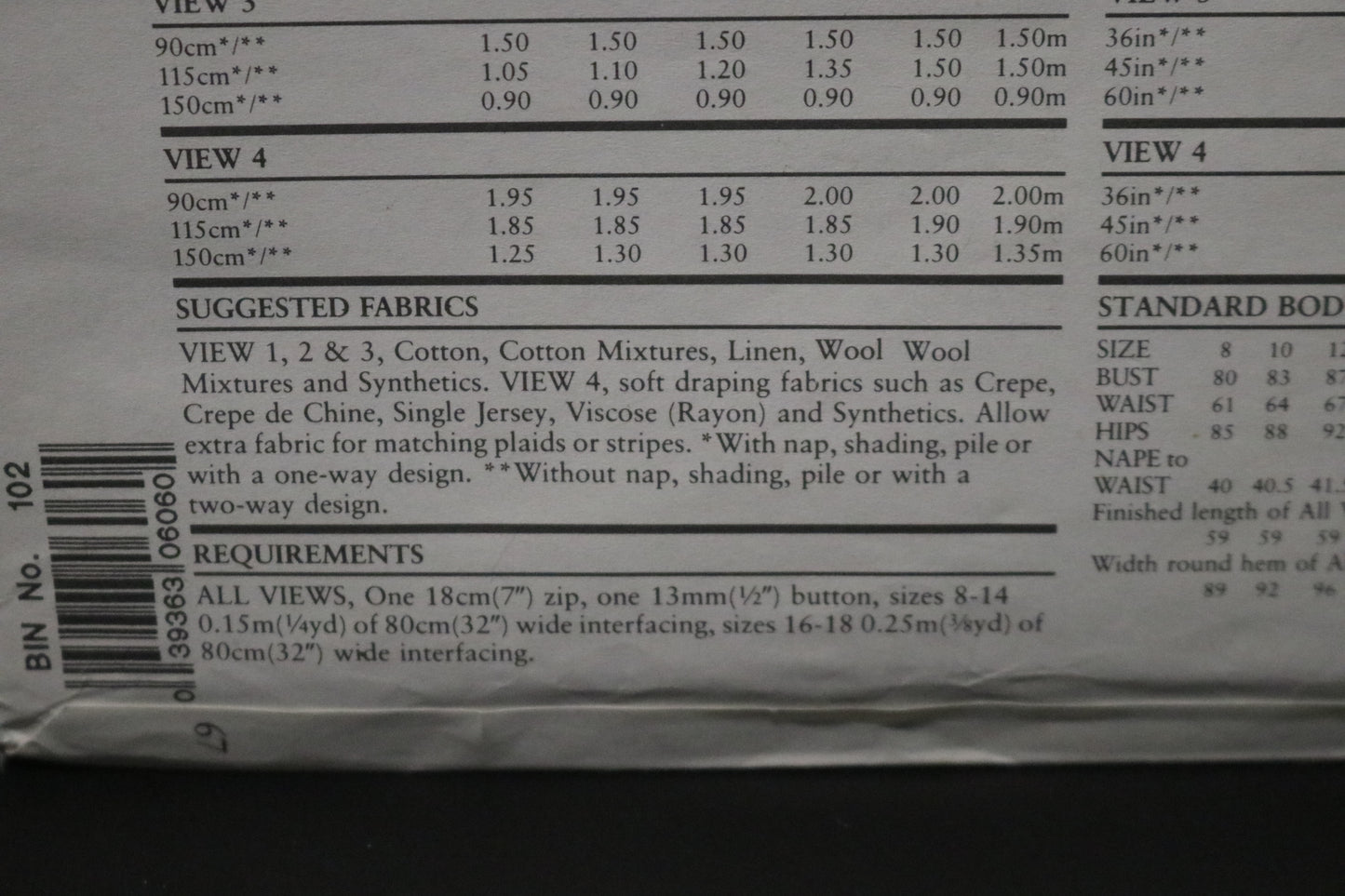 New Look 6060 Misses Skirt Sewing Pattern - UNCUT -  Size 8 10 12 14 16 18