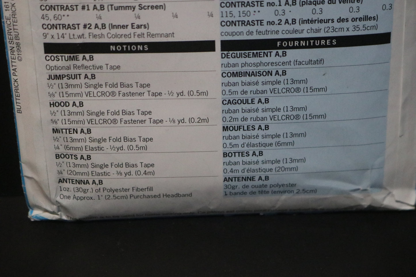 Butterick 5794 Tele Tubbies Children's LAA-LAA & PO Costumes Sewing Pattern - UNCUT - Size XS S M L