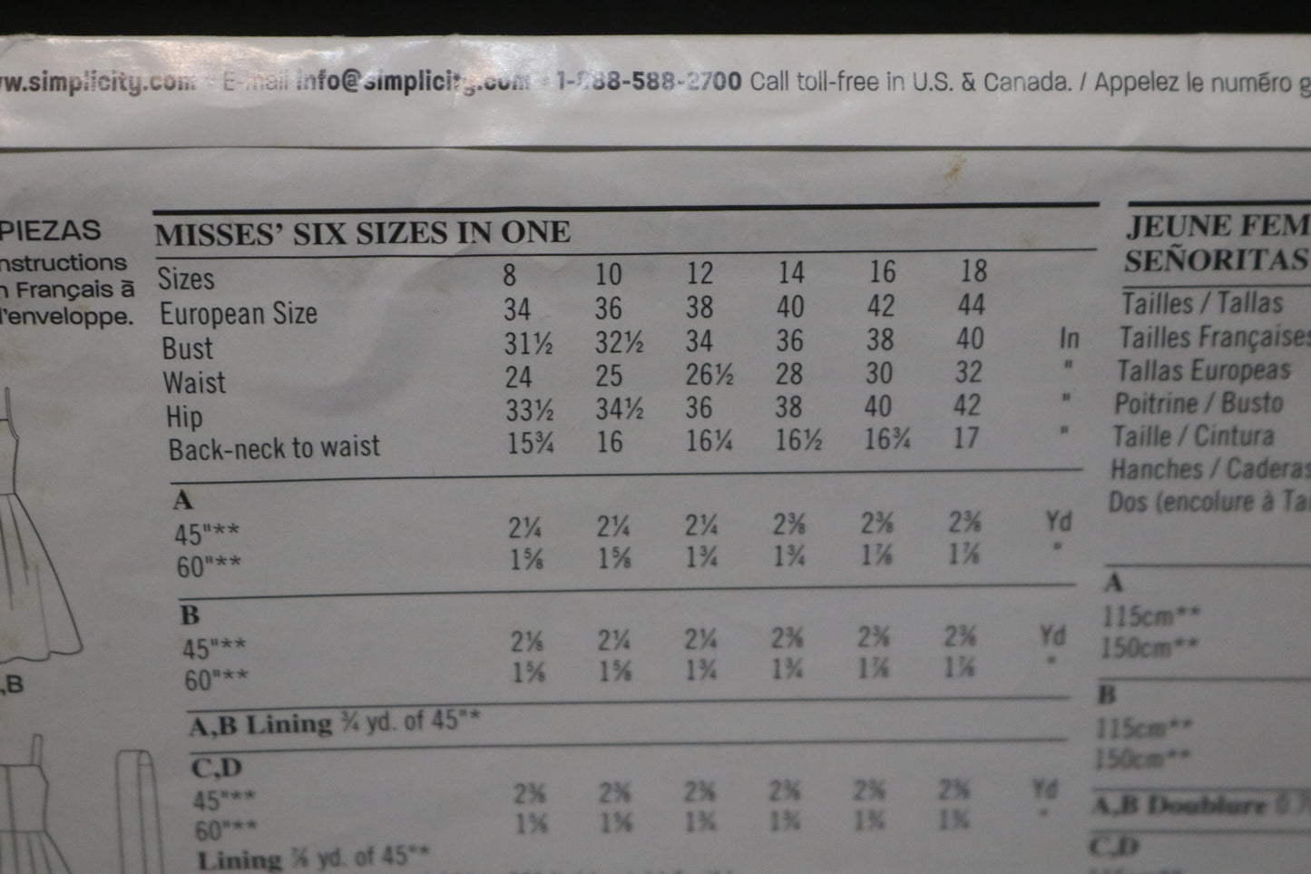 New Look 6776 Misses Dress Sewing Pattern - UNCUT - Size 8 - 18