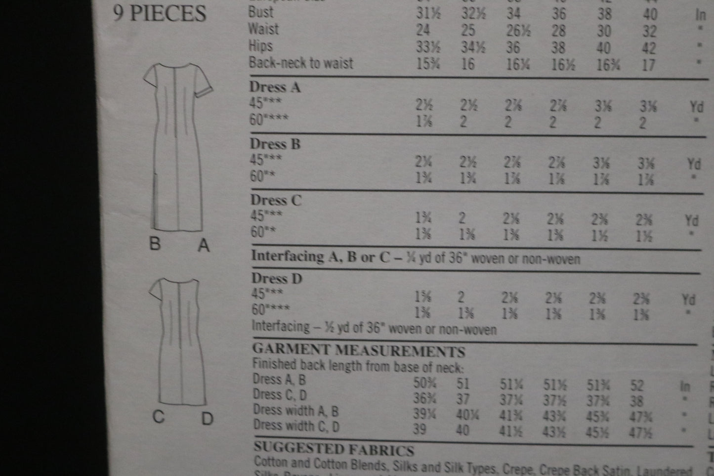 New Look 6726 Misses Dress Sewing Pattern - UNCUT - Size 8 - 18