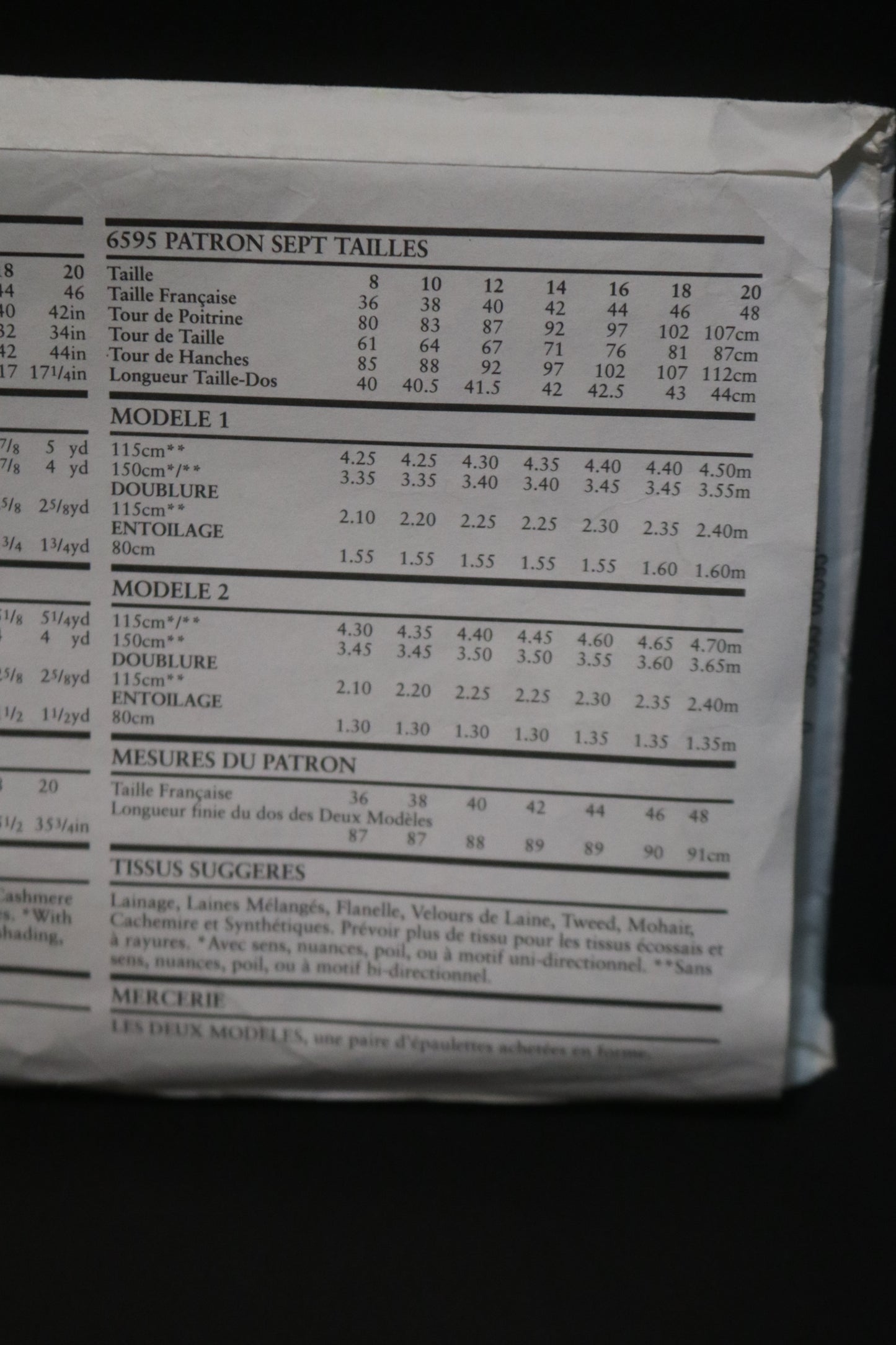 New Look 6595 Misses Jacket Sewing Pattern UNCUT Size 8 - 20