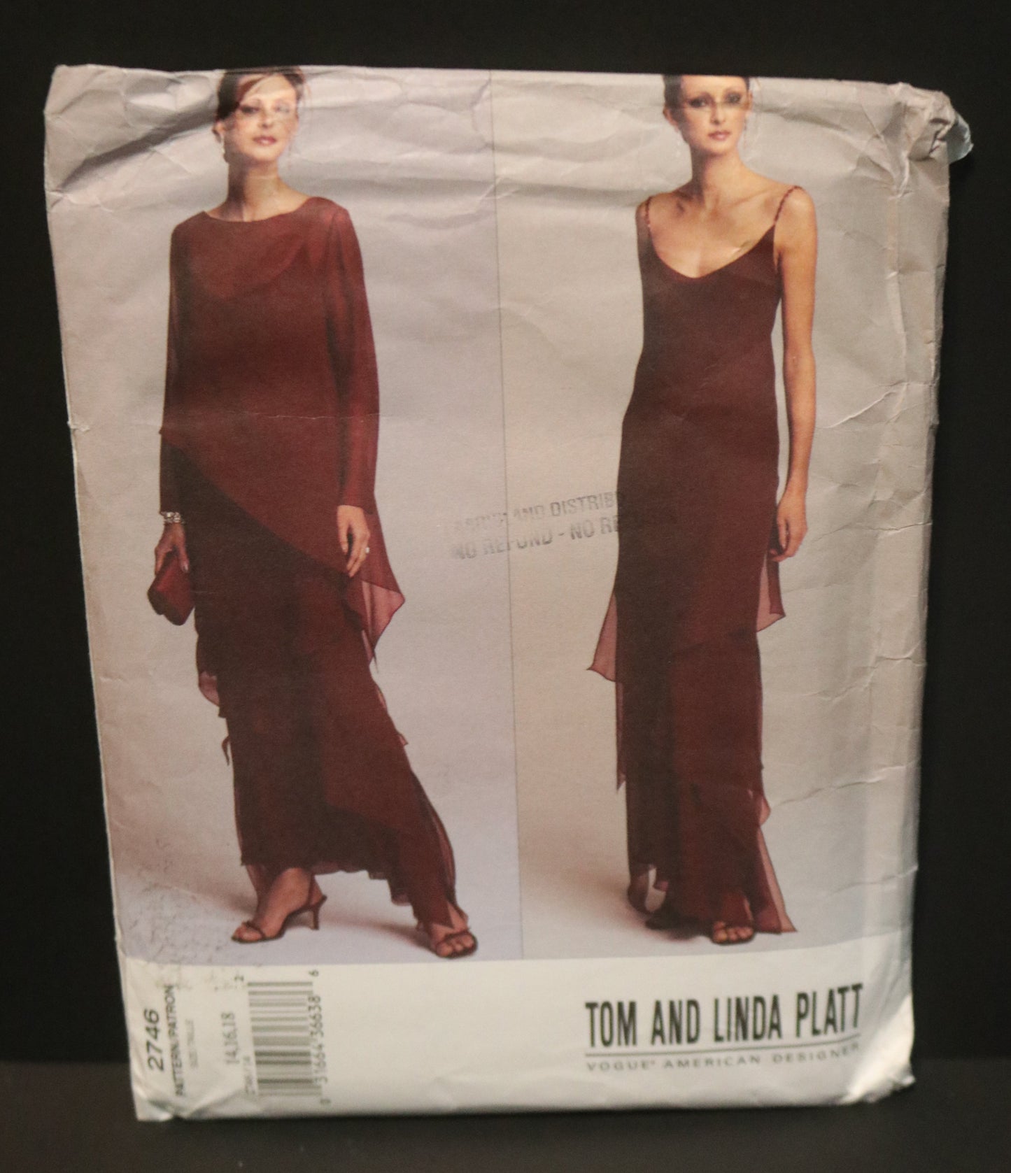 Vogue 2746 Tom and Linda Platt Misses / Miss Petite Top and Dress Sewing Pattern - UNCUT - Size 14 16 18