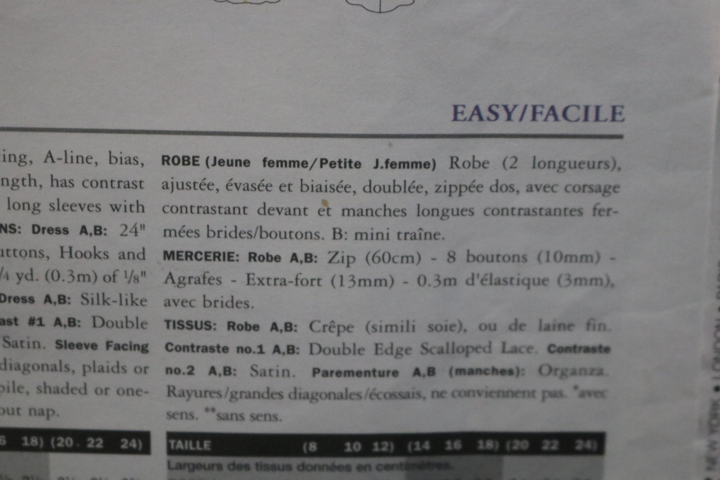 Vogue 1864 Badgely Mishcka Misses / Misses Petite Dress Sewing Pattern  UNCUT Size 8 10 12