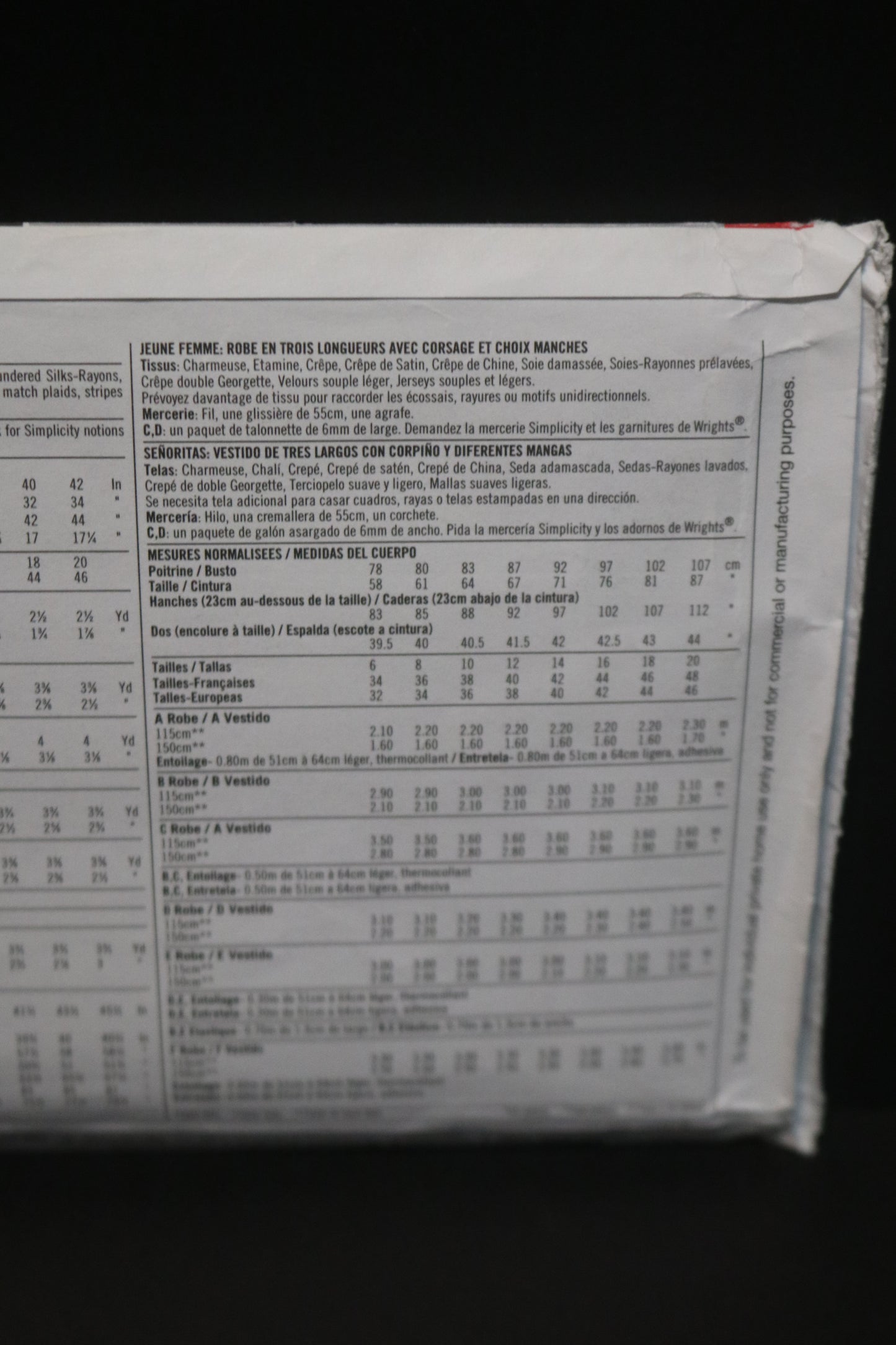 Simplicity 2801 Misses Dress in Three Lengths with Bodice and Sleeve Variations Sewing Pattern UNCUT  Size 12 - 20