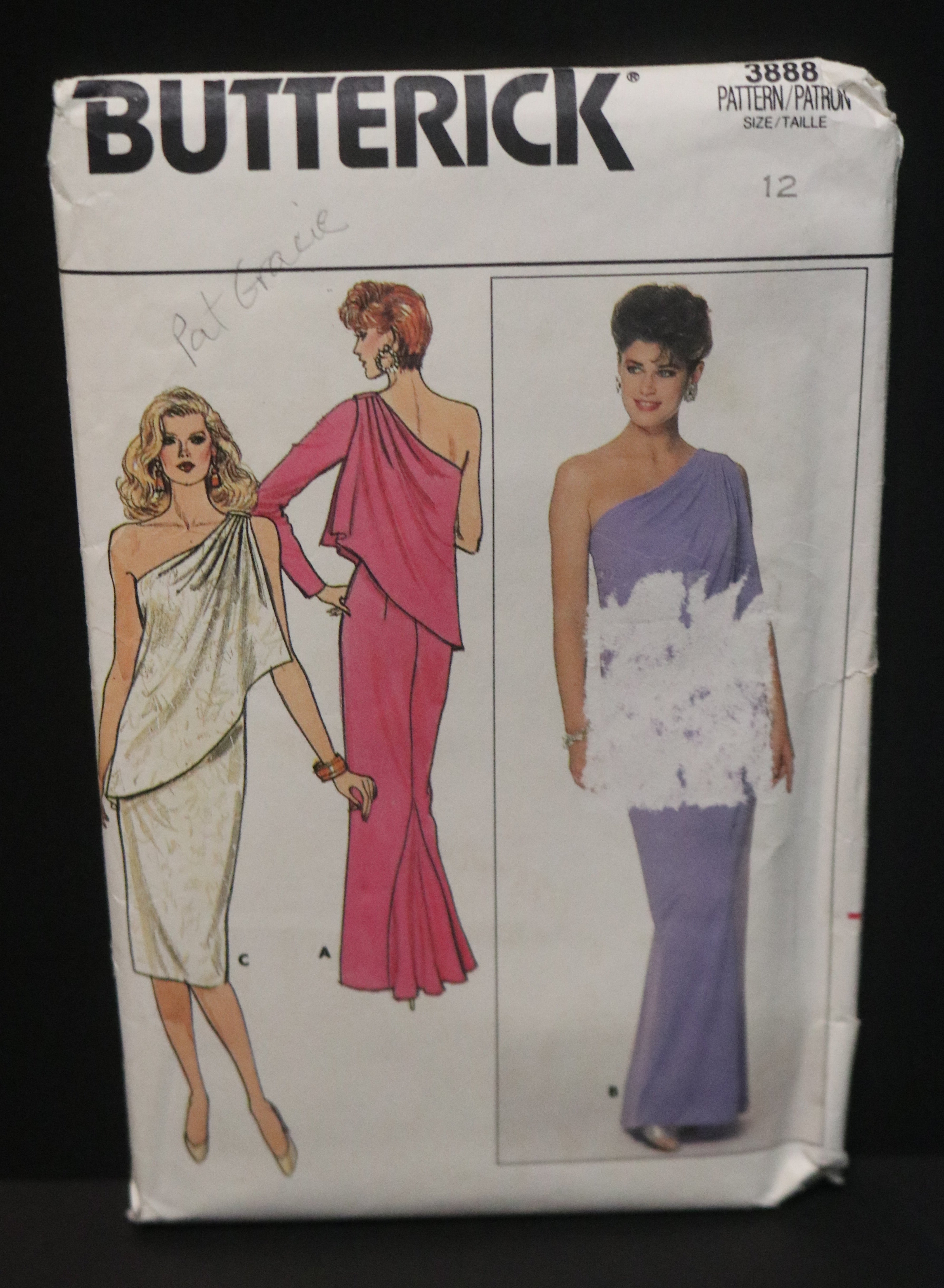 Butterick 3888 Misses Dress Sewing Pattern - UNCUT - Size 12 – Uptown ...
