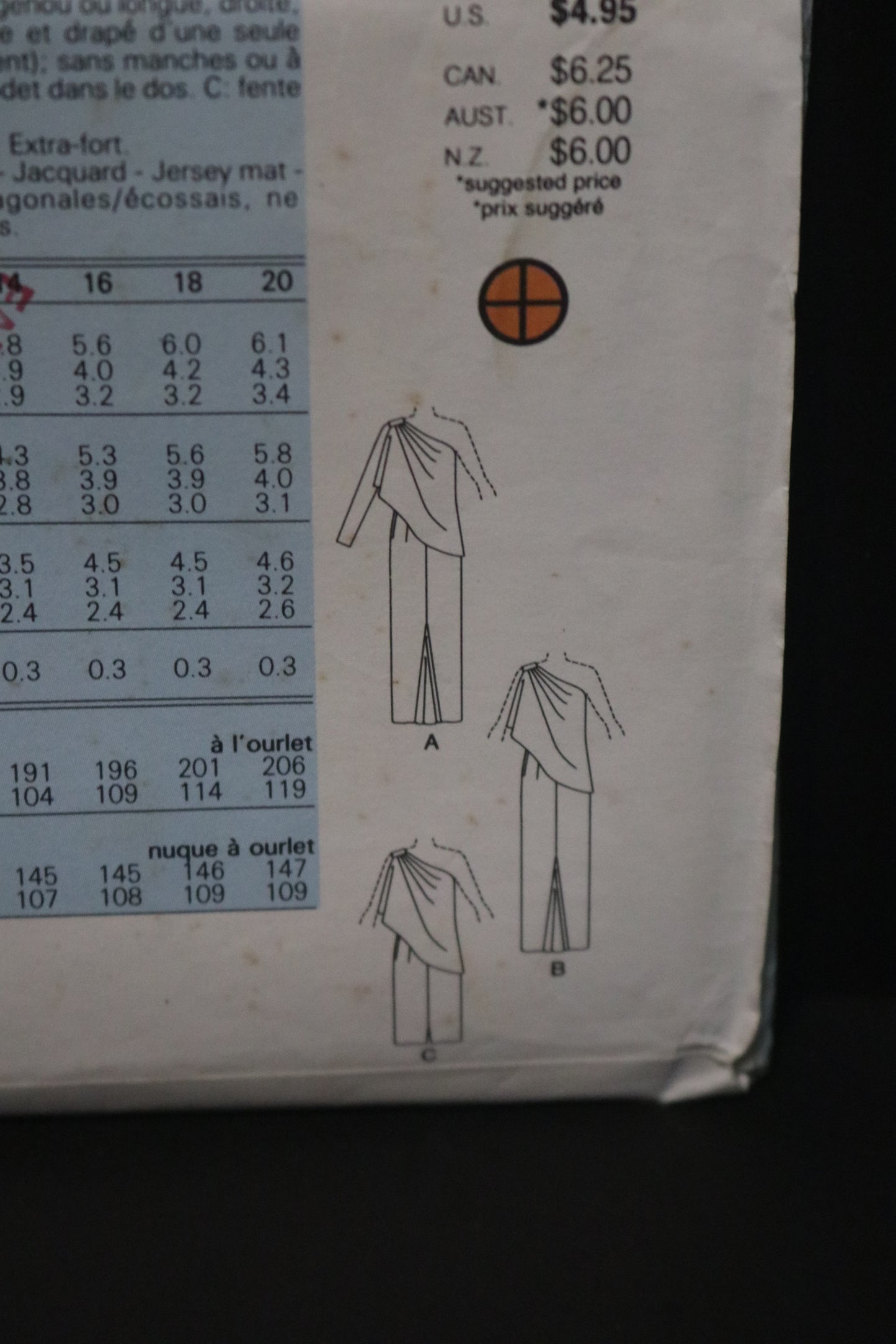 Butterick 3888 Misses Dress Sewing Pattern - UNCUT - Size 12