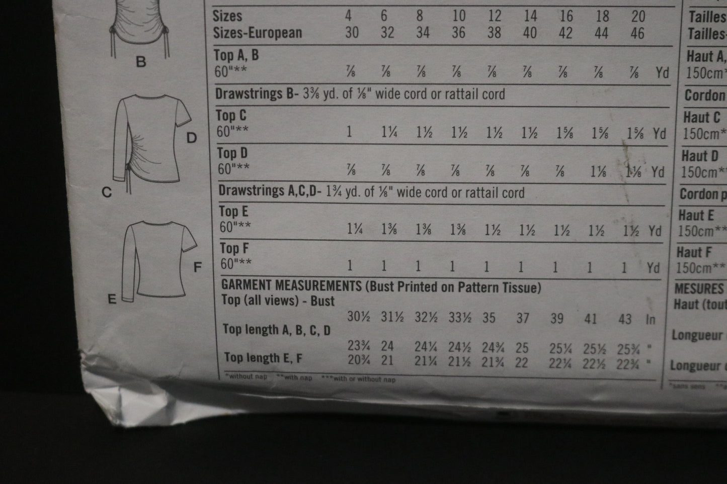 Simplicity 8459 Misses Knit Top Sewing Pattern - UNCUT - Size 10 12 14