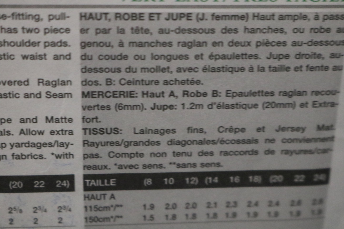 Vogue 7616 Misses Top Dress and Skirt Sewing Pattern - UNCUT - Size 14 16 18