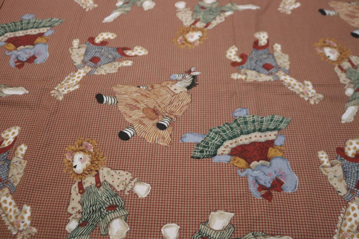 Daisy Kingdom " Toy Chest Allover Animals" #3583 Quilting Fabric being sold by the Yard, multiple Yards Available.