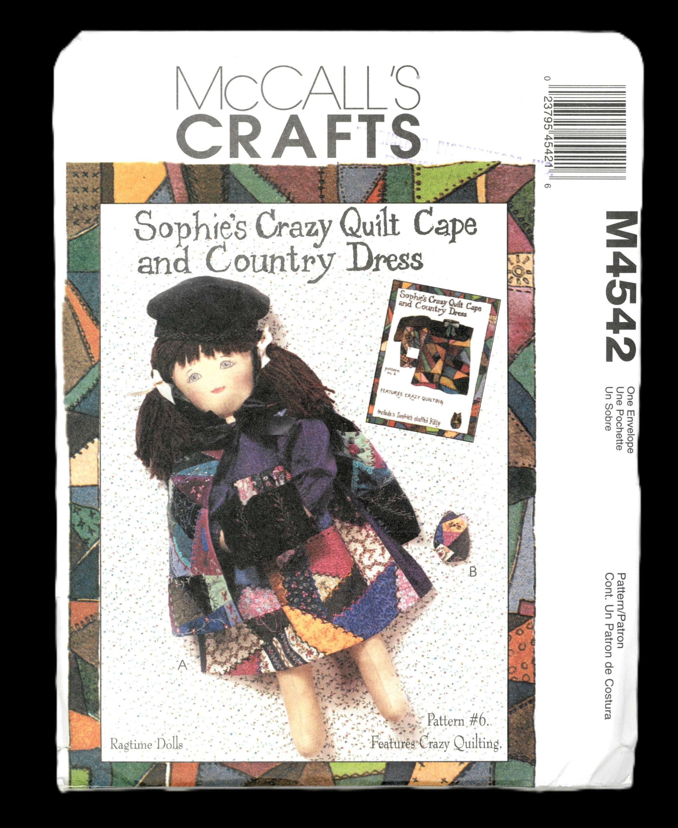 McCalls 4542 Sophies Cape Dress and Kitten Sewing Pattern - UNCUT ...