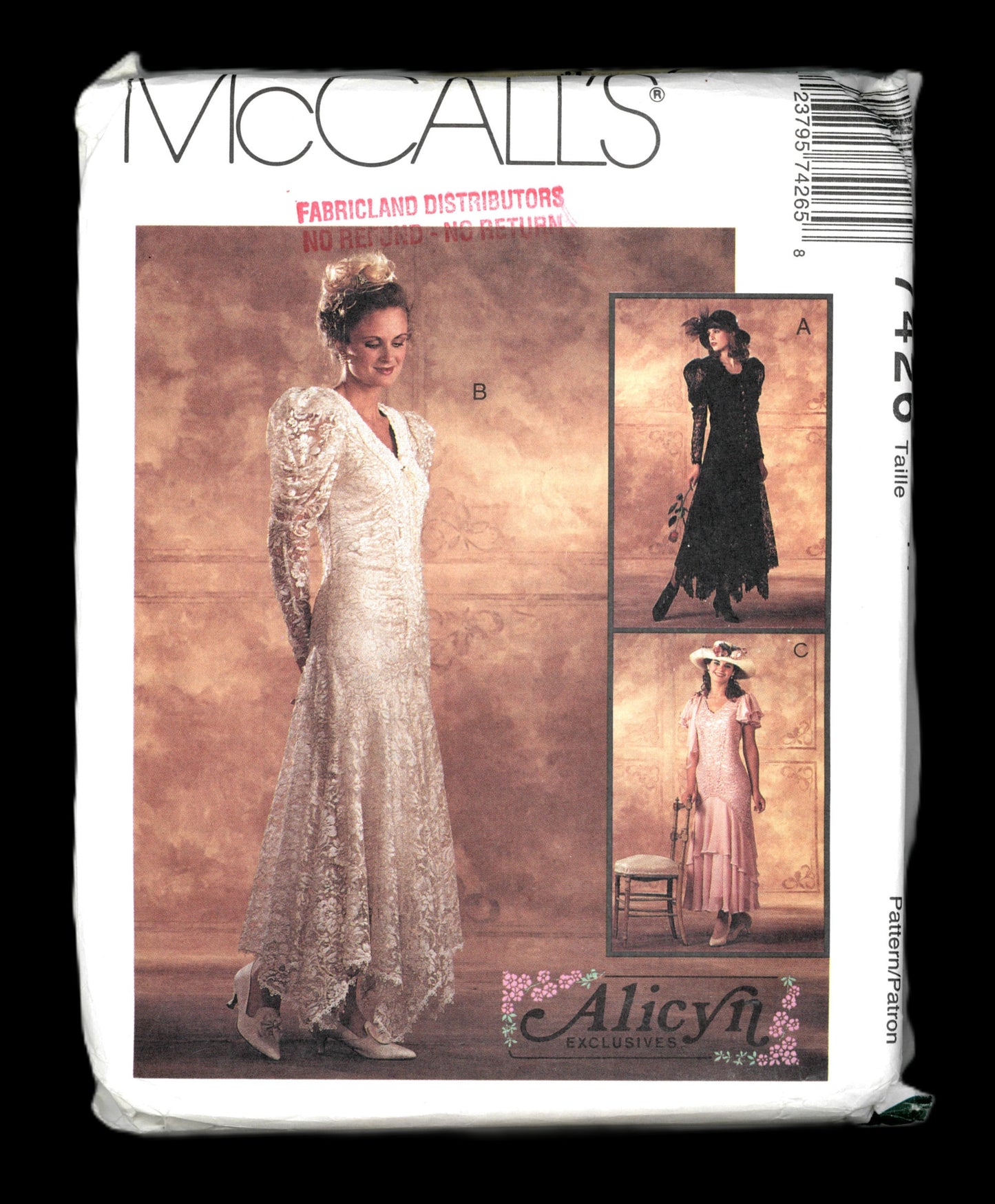 McCalls 7426 Alicyn Misses Dress Sewing Pattern - UNCUT - Size 14
