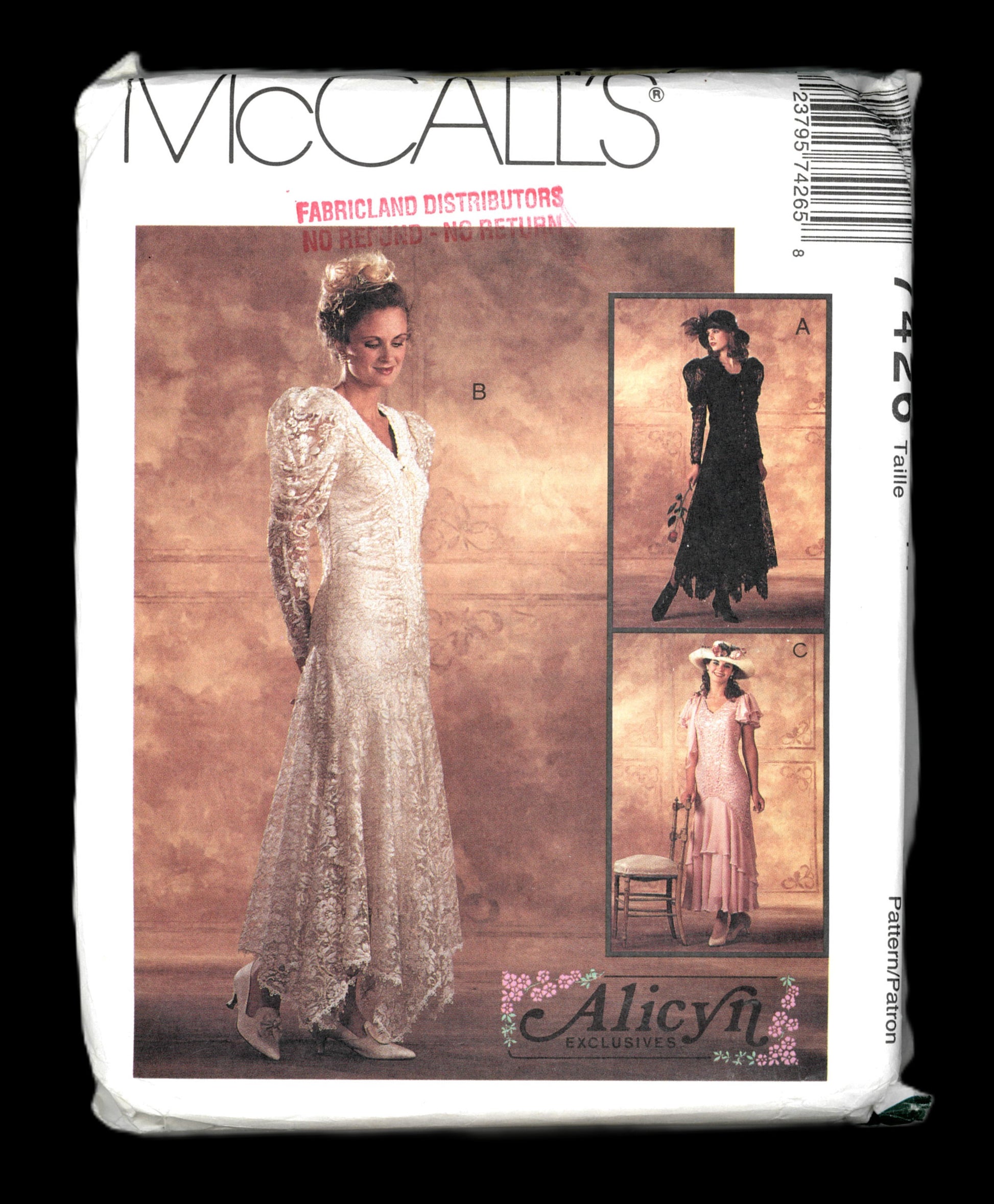 McCalls 7426 Alicyn Misses Dress Sewing Pattern - UNCUT - Size 14