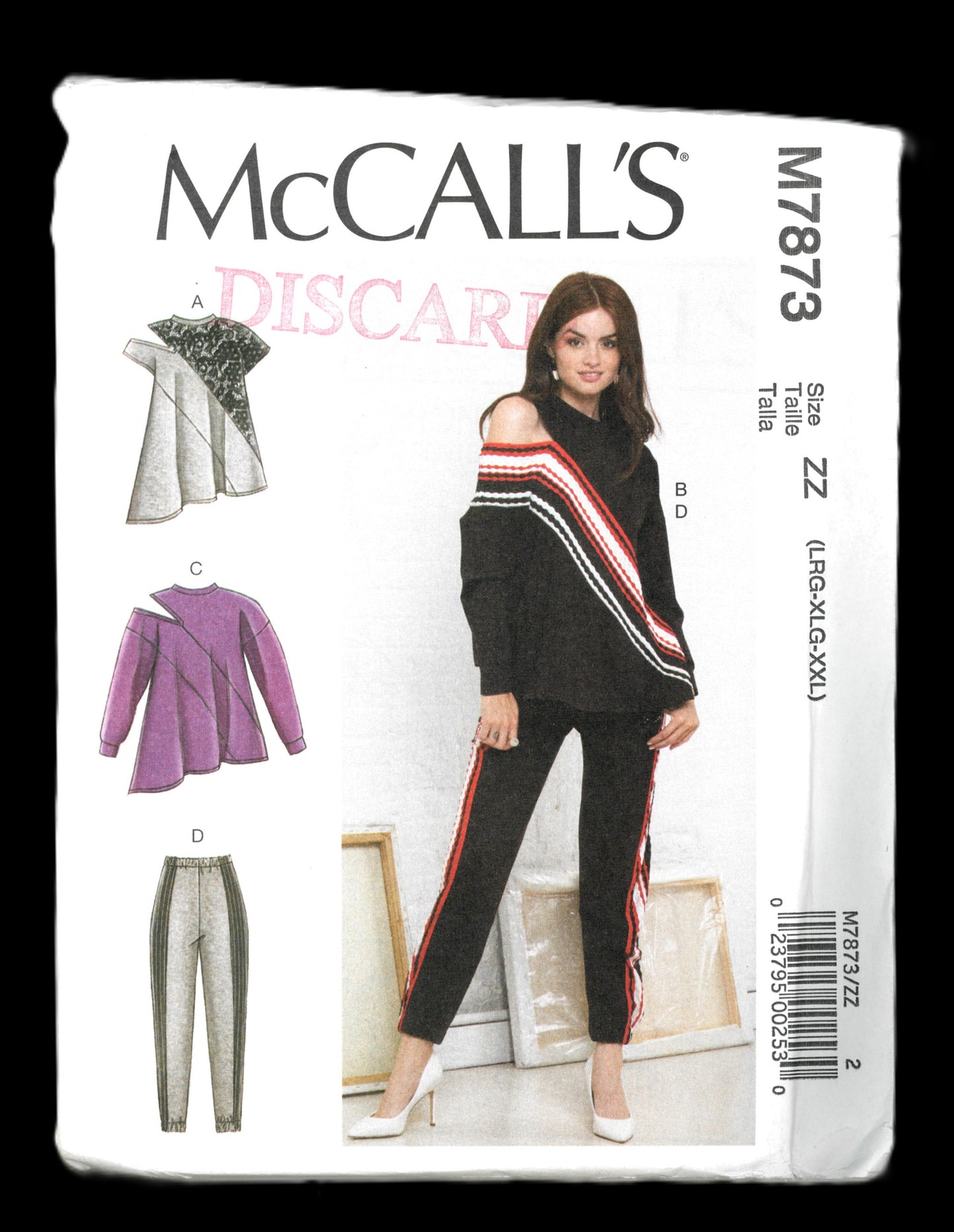 McCalls 7873 Misses Tops and Pants Sewing Pattern