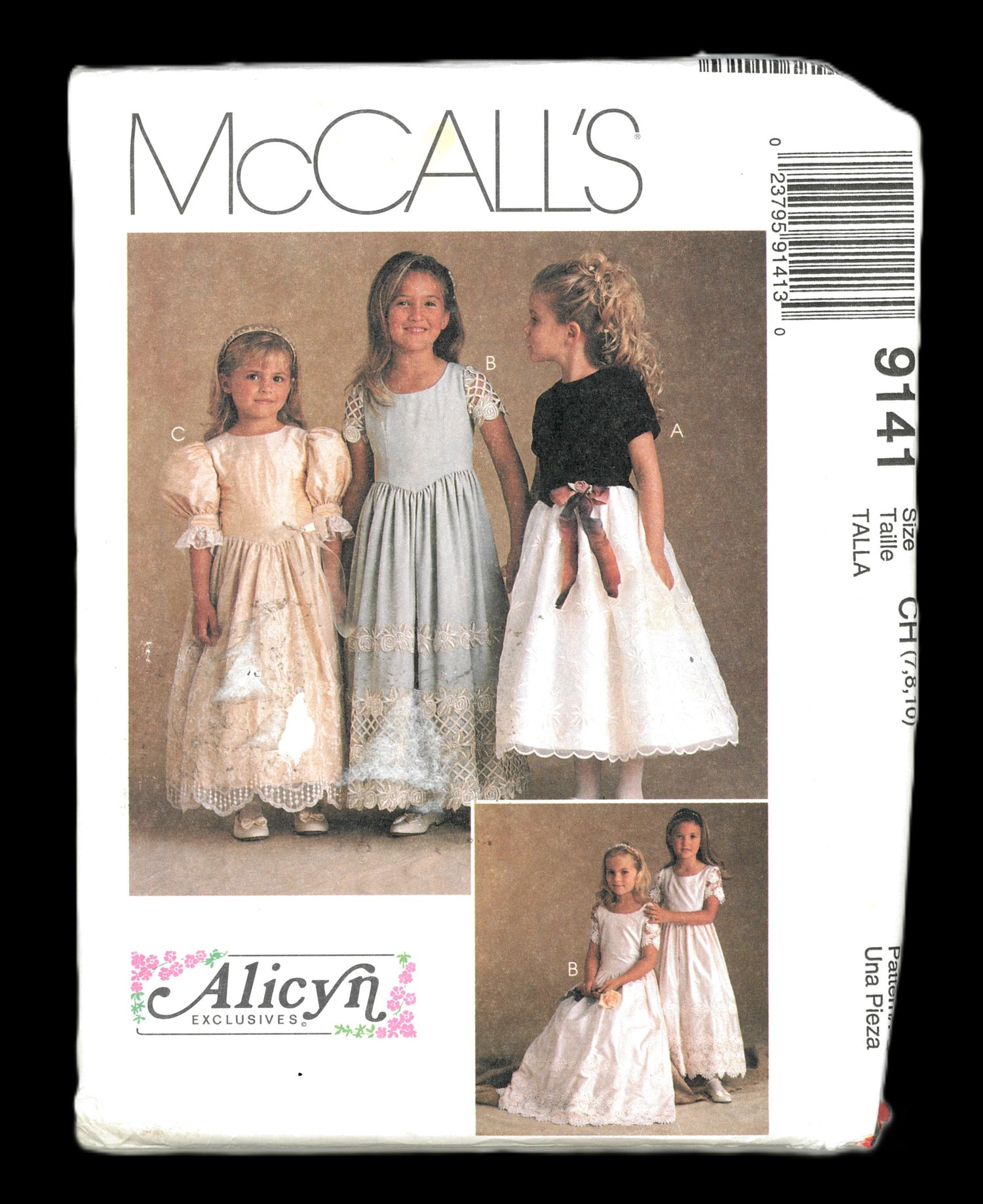 McCalls 9141 ALICYN Girls Dress in The Lengths Sewing Pattern