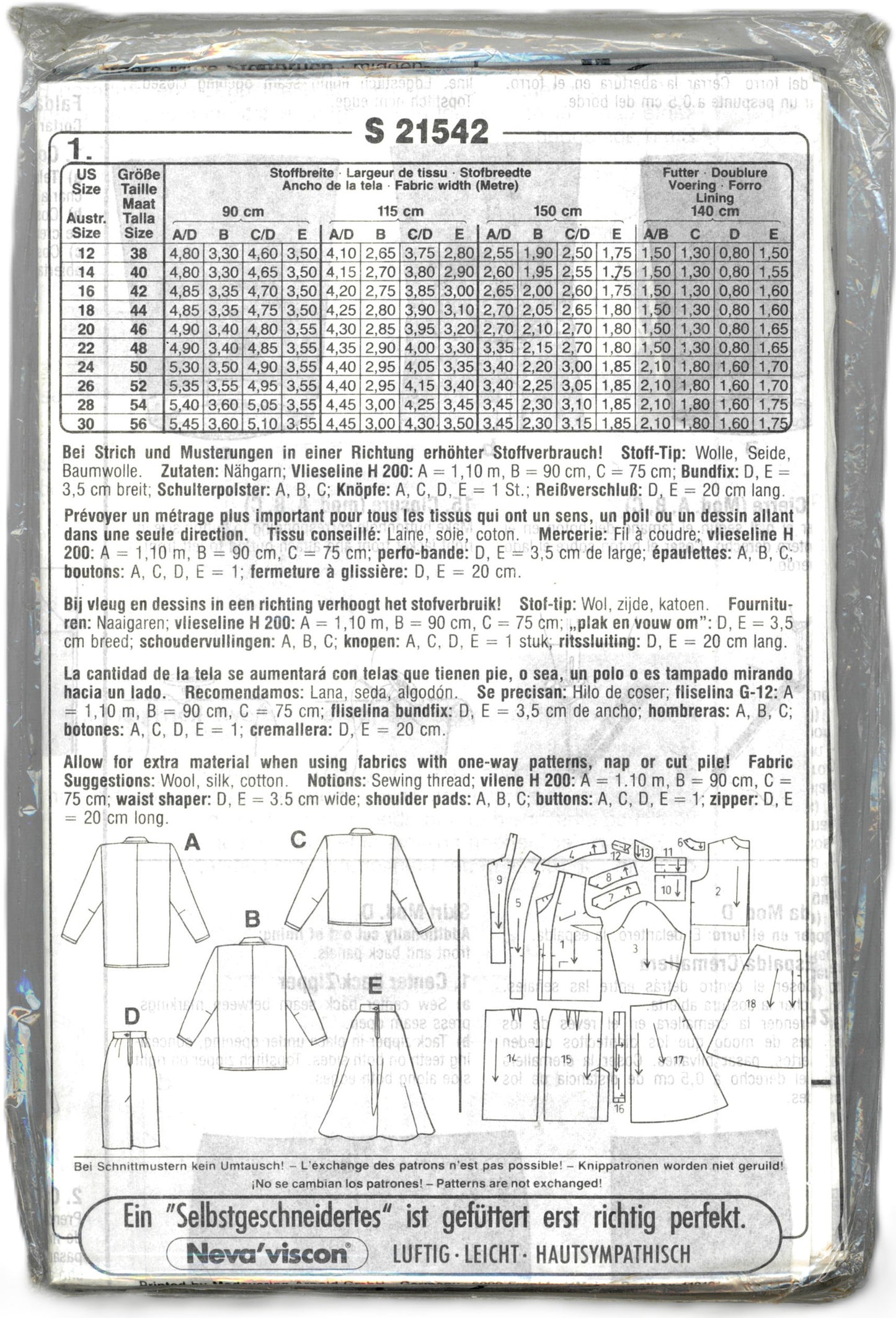Neue Mode 21 679  Misses Two Piece Dress Sewing Pattern - UNCUT - Size 12 - 22