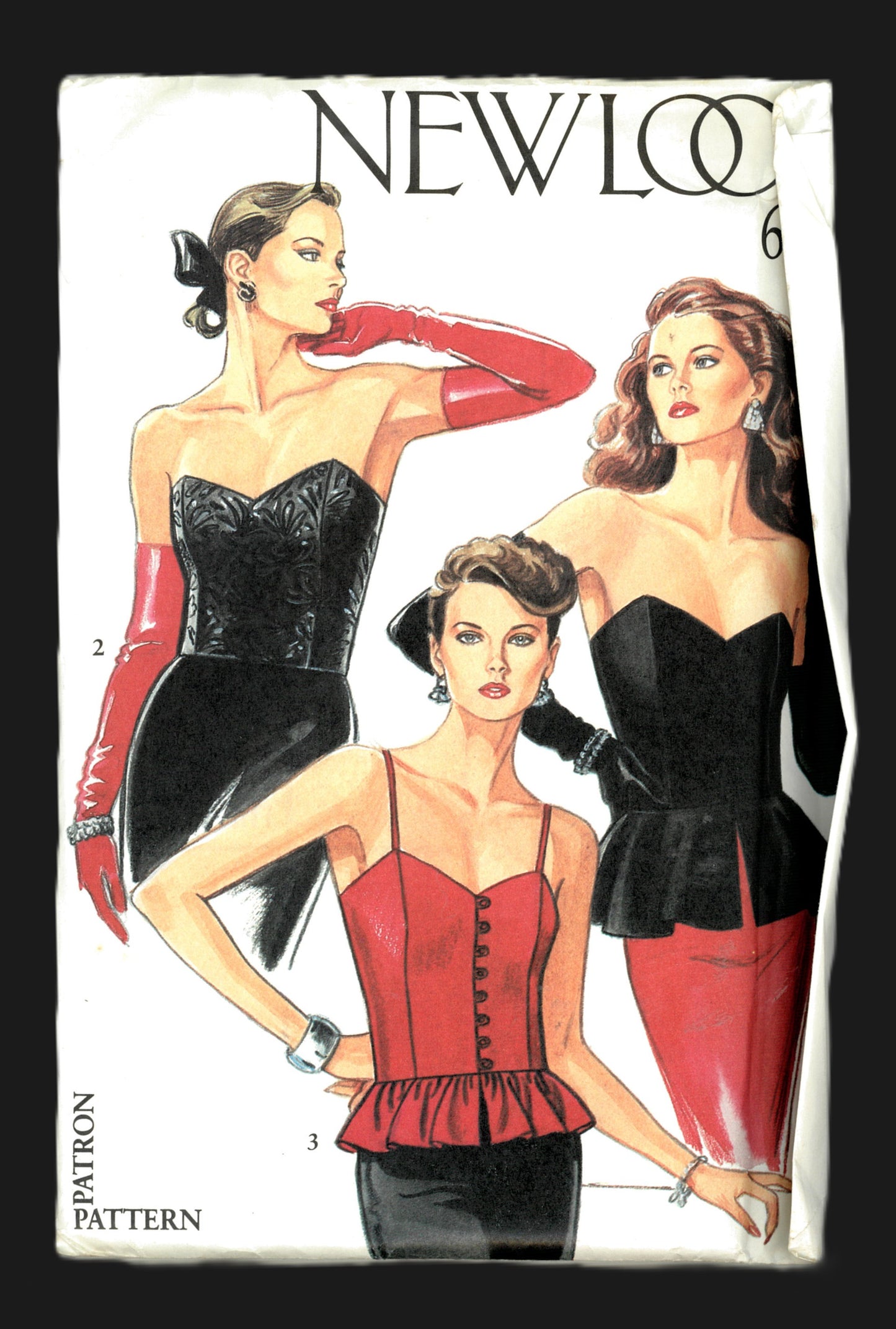 New Look 6026 Misses Bustier Tops Sewing Pattern - UNCUT - Size 8 - 18