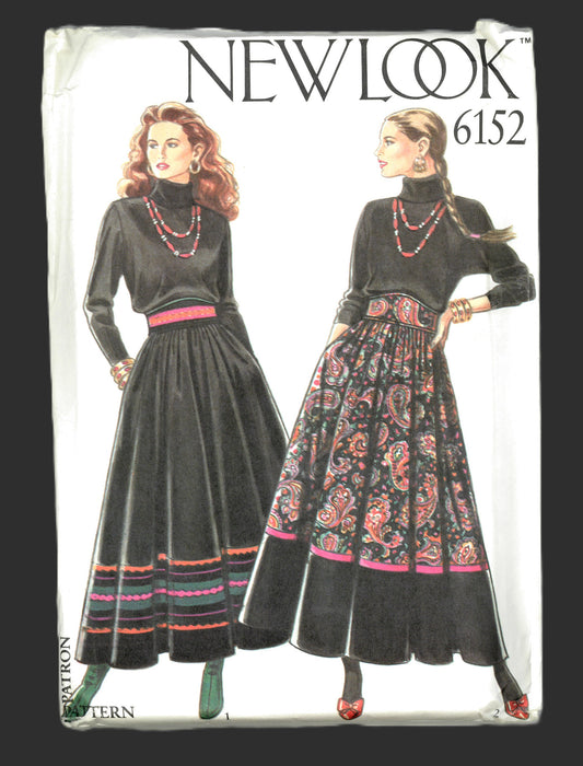 New Look 6152 Misses Skirt Sewing Pattern - UNCUT - Size 8 - 18