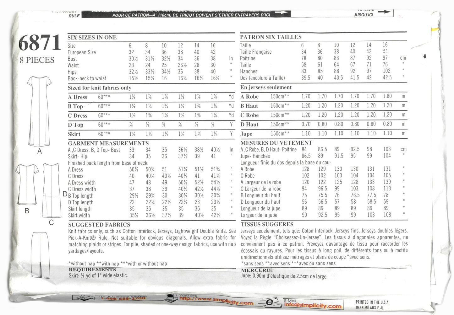 New look 6367 Infants Dress Panties and Hat Sewing Pattern - UNCUT - Size NB - L