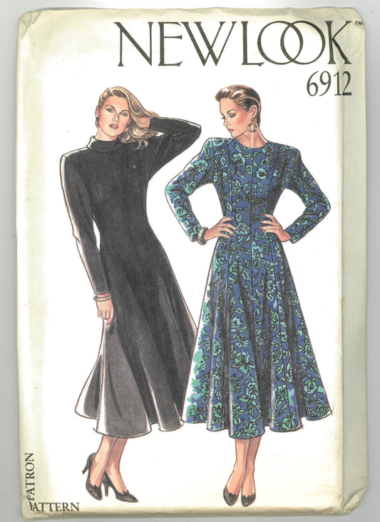 New Look 6912 Misses Dress Sewing Pattern - UNCUT - Size 8 - 18