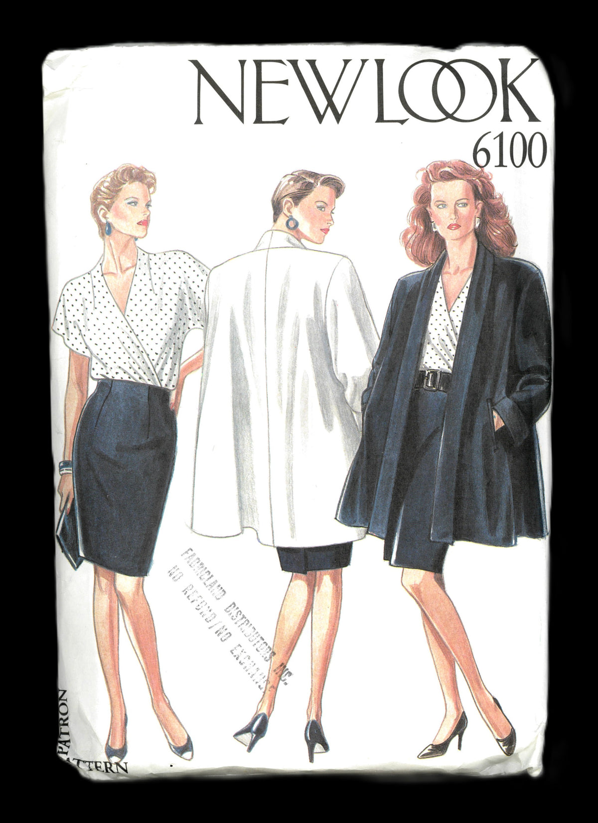 New Look 6100 Misses Jacket Top and Skirt Sewing Pattern UNCUT - Size 8 - 18