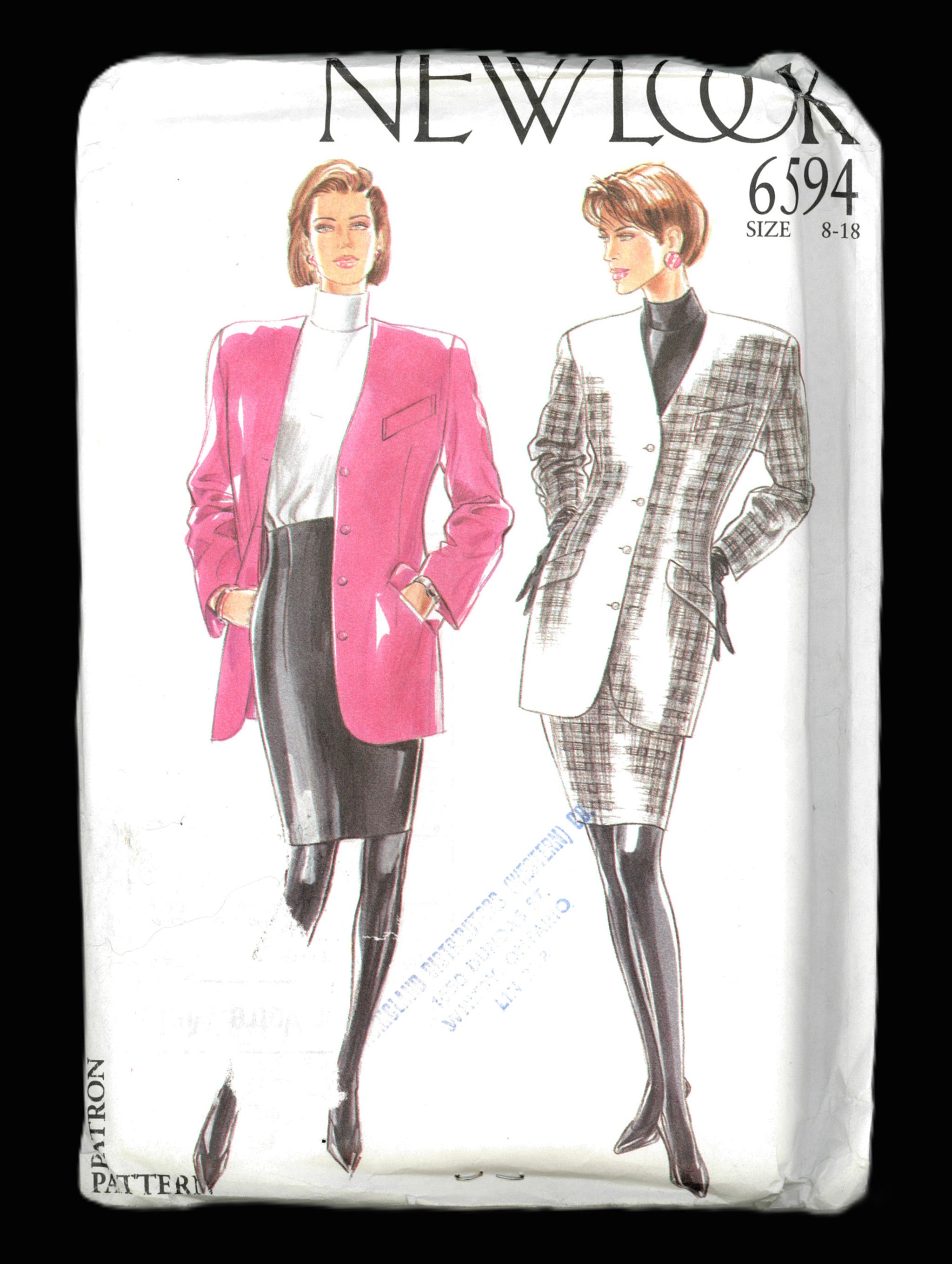 New Look 6594 Misses Suit Jacket and Skirt Sewing Pattern UNCUT - Size ...