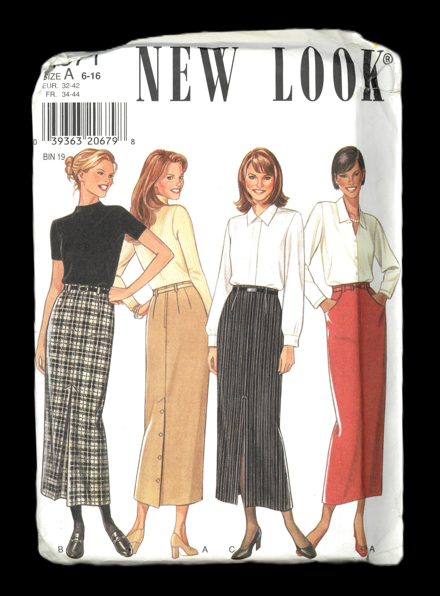 New Look 6671 Misses Skirt Sewing Pattern UNCUT Size 6 - 16