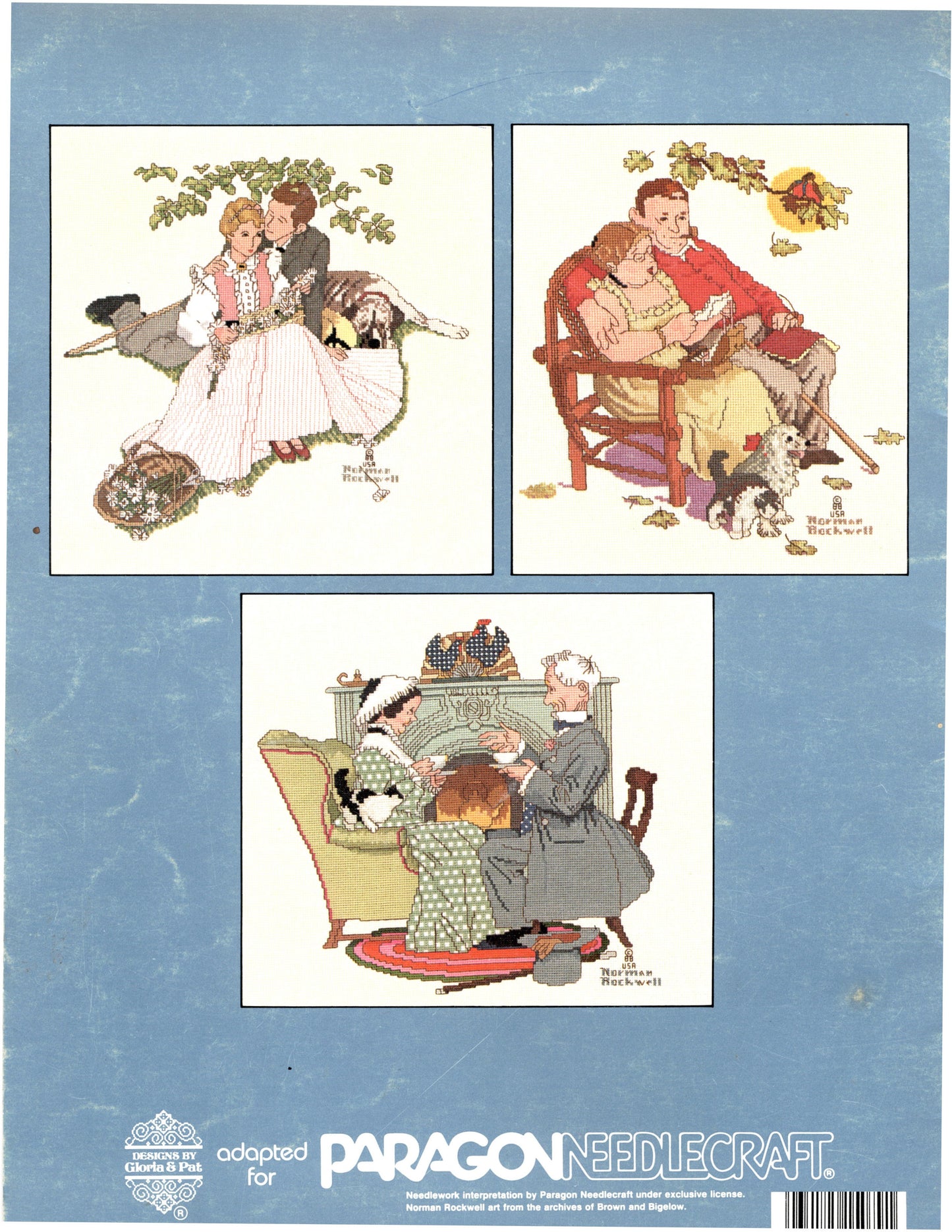 Norman Rockwell Four Ages Of Love Cross Stitch Booklet -  Paragon Needlecraft