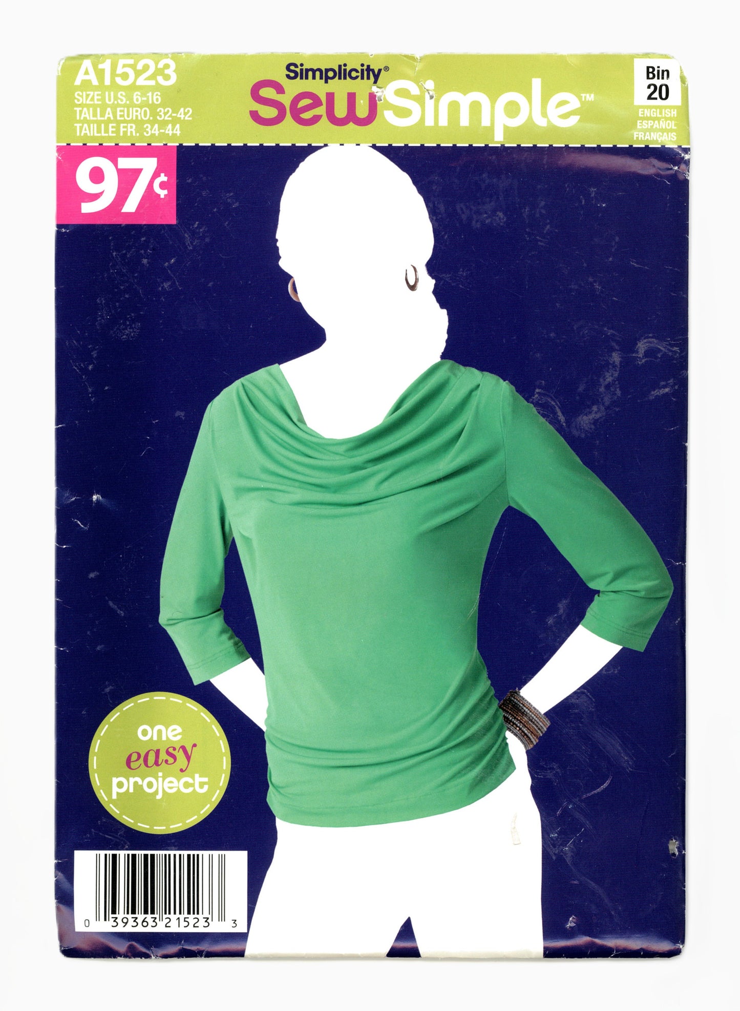 Simplicity 1523 Misses Knit Top Sewing Pattern - UNCUT - Size 6 - 16