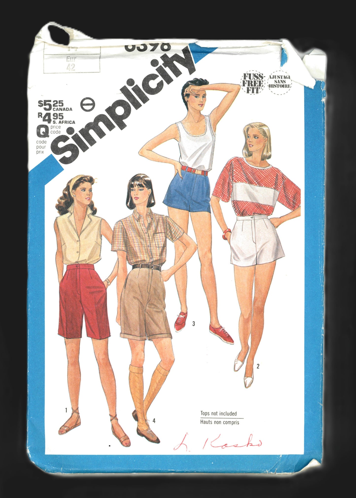Simplicity 6398 Misses Shorts in Three Lengths Sewing Pattern UNCUT  Size 14