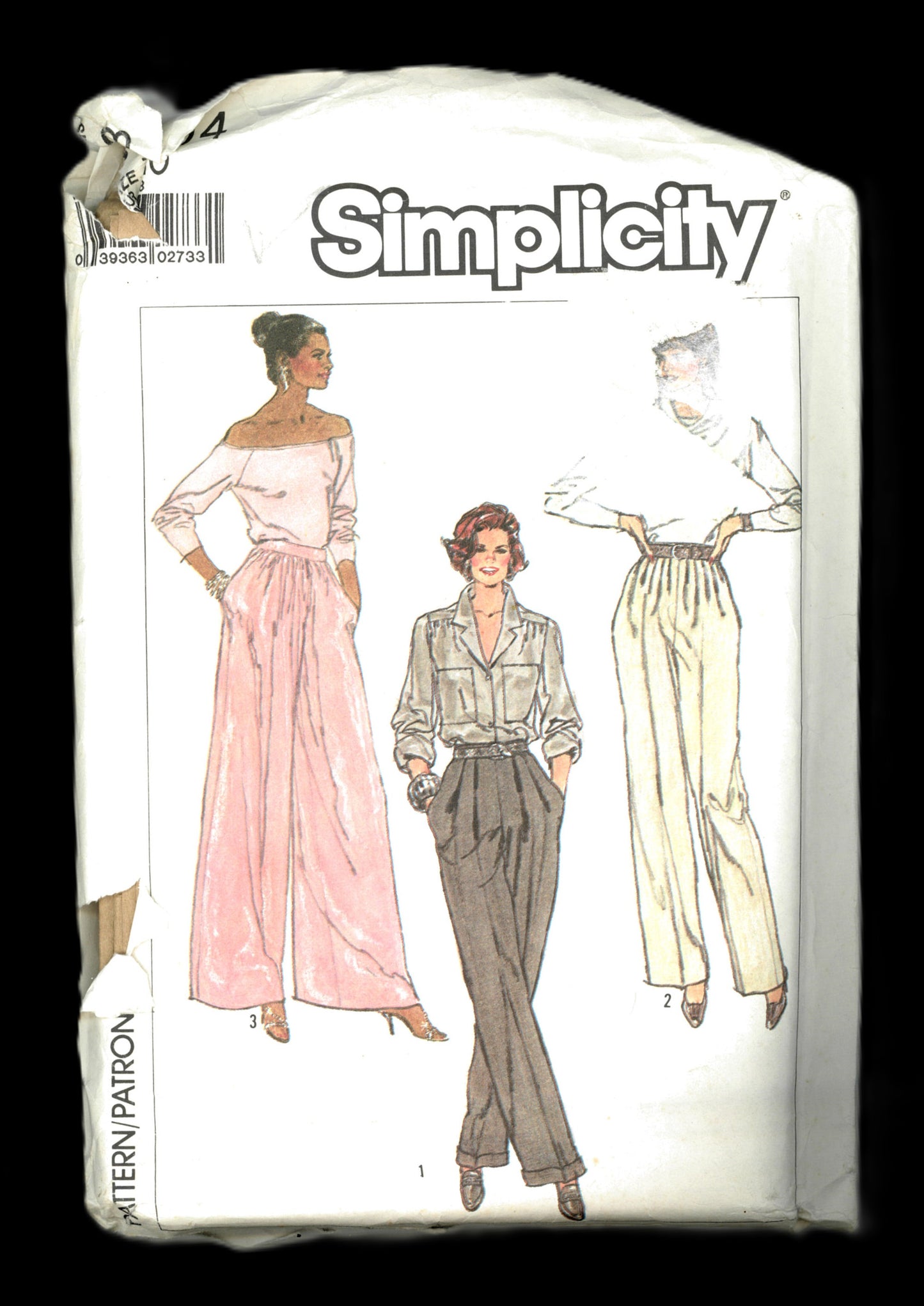 Simplicity 8304 Misses Pants Sewing Pattern - UNCUT - Size 10