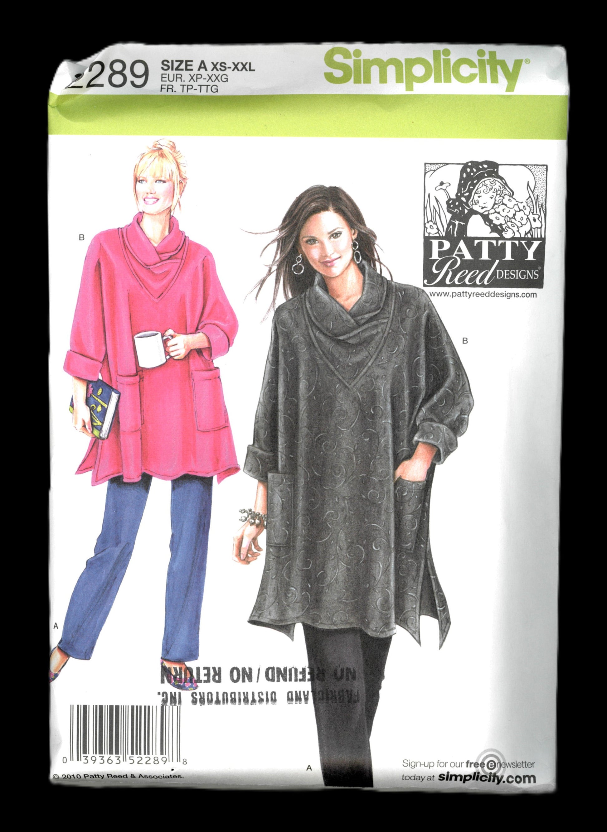 Simplicity 2289 Patty Reid Misses Loose Fitting and Knit Pants Sewing Pattern - UNCUT - Size Xs - XxL