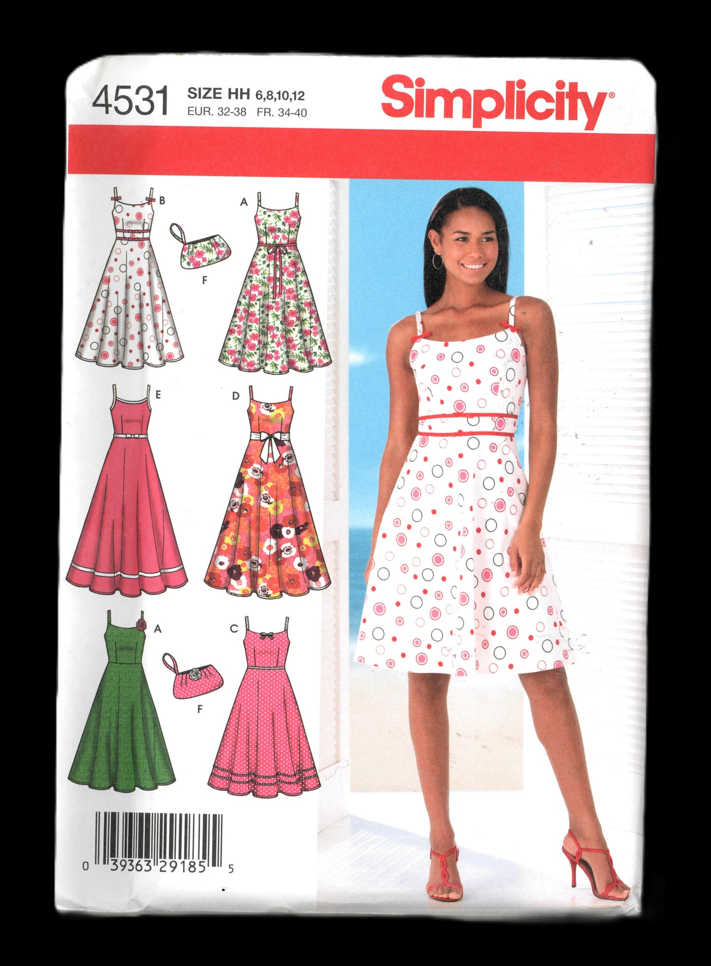 Simplicity 4531 Summer Dress Sewing Pattern , Strappy Dress Pattern
