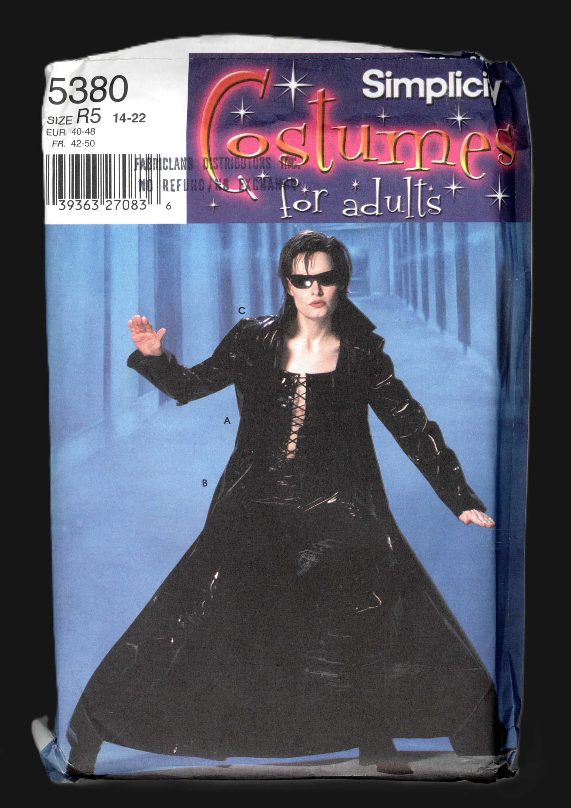 Simplicity 5380 Matrix Trinity MIsses Duster Top and Pants Sewing Patt ...