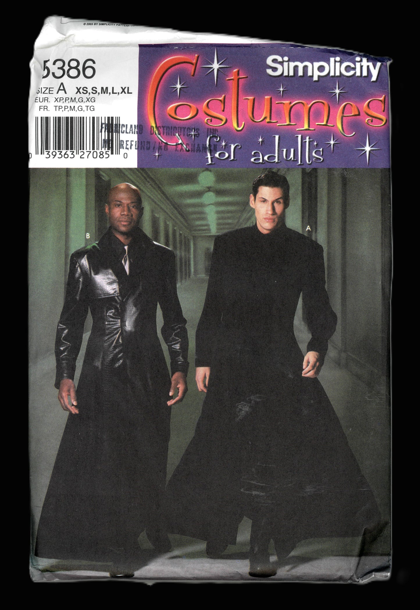 Matrix Neo Duster Coat Sewing Pattern