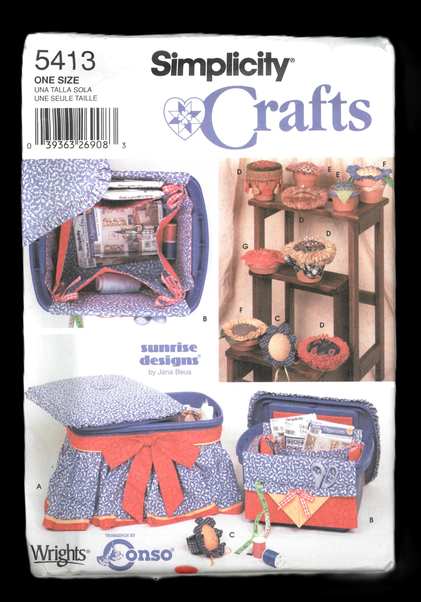Simplicity 5413 Sewing Accessories Sewing Pattern - UNCUT
