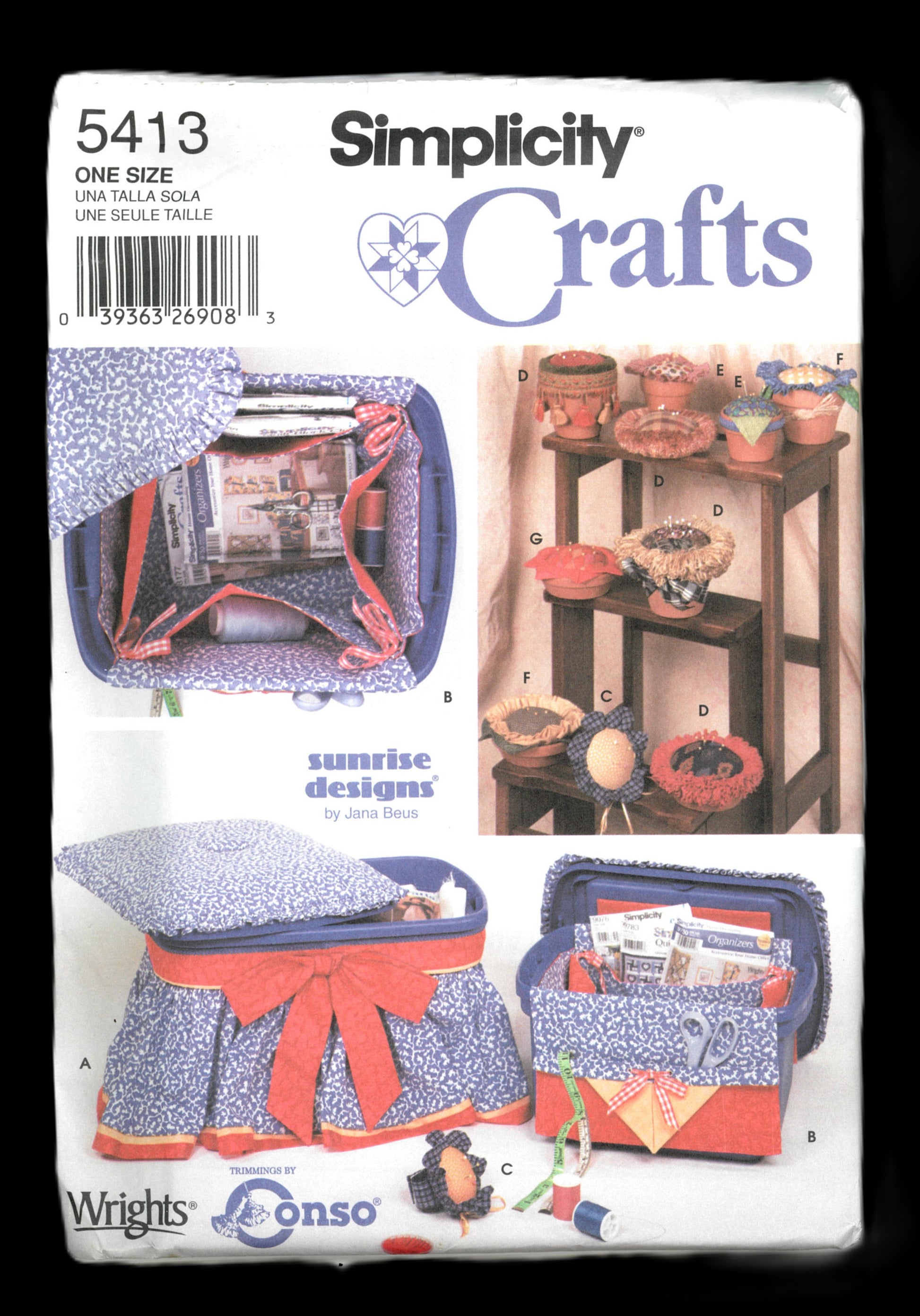 Simplicity 5413 Sewing Accessories Sewing Pattern - UNCUT