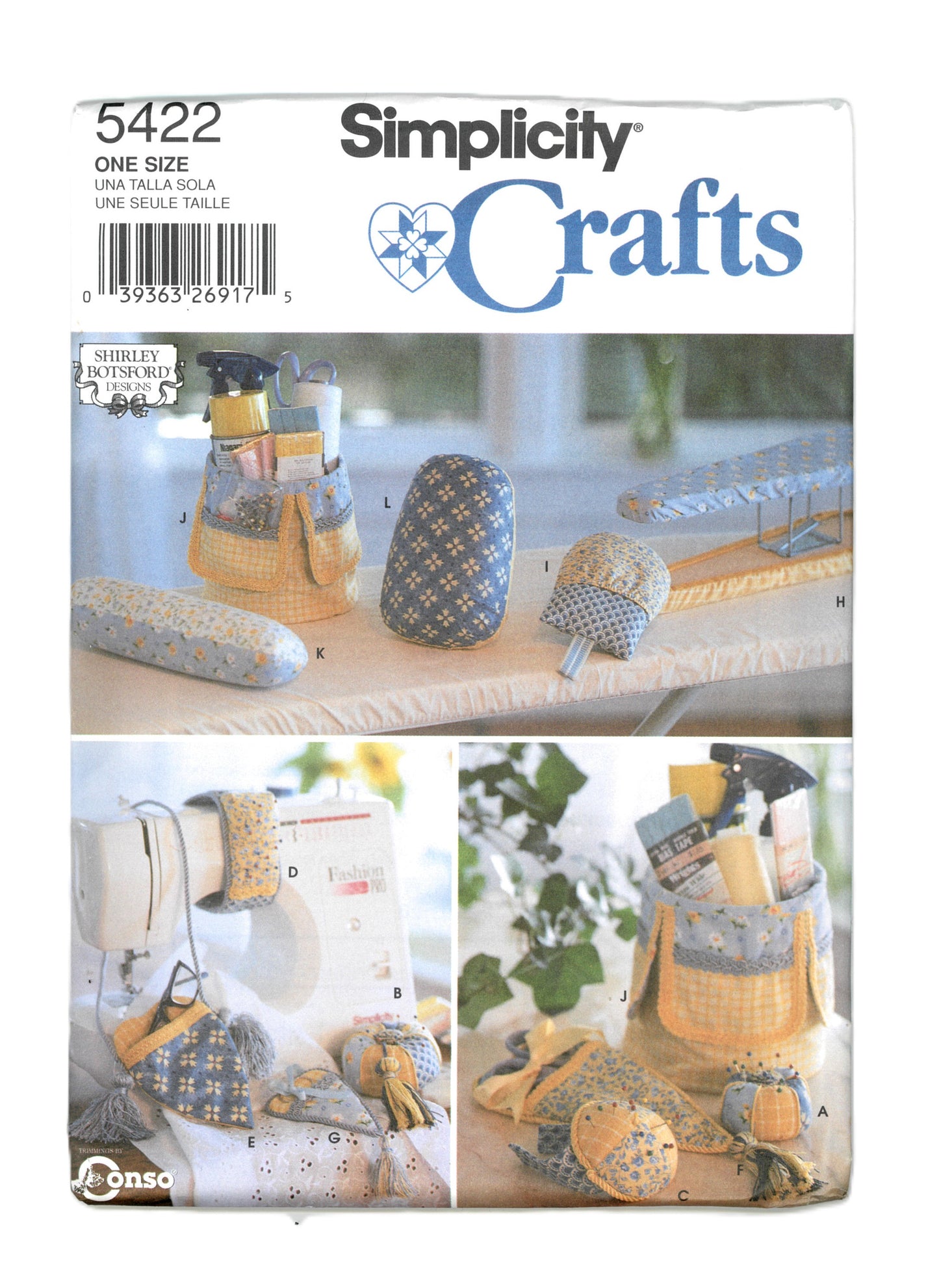 Simplicity 5422 Shirley Botsford Sewing Accessories Sewing Pattern - UNCUT